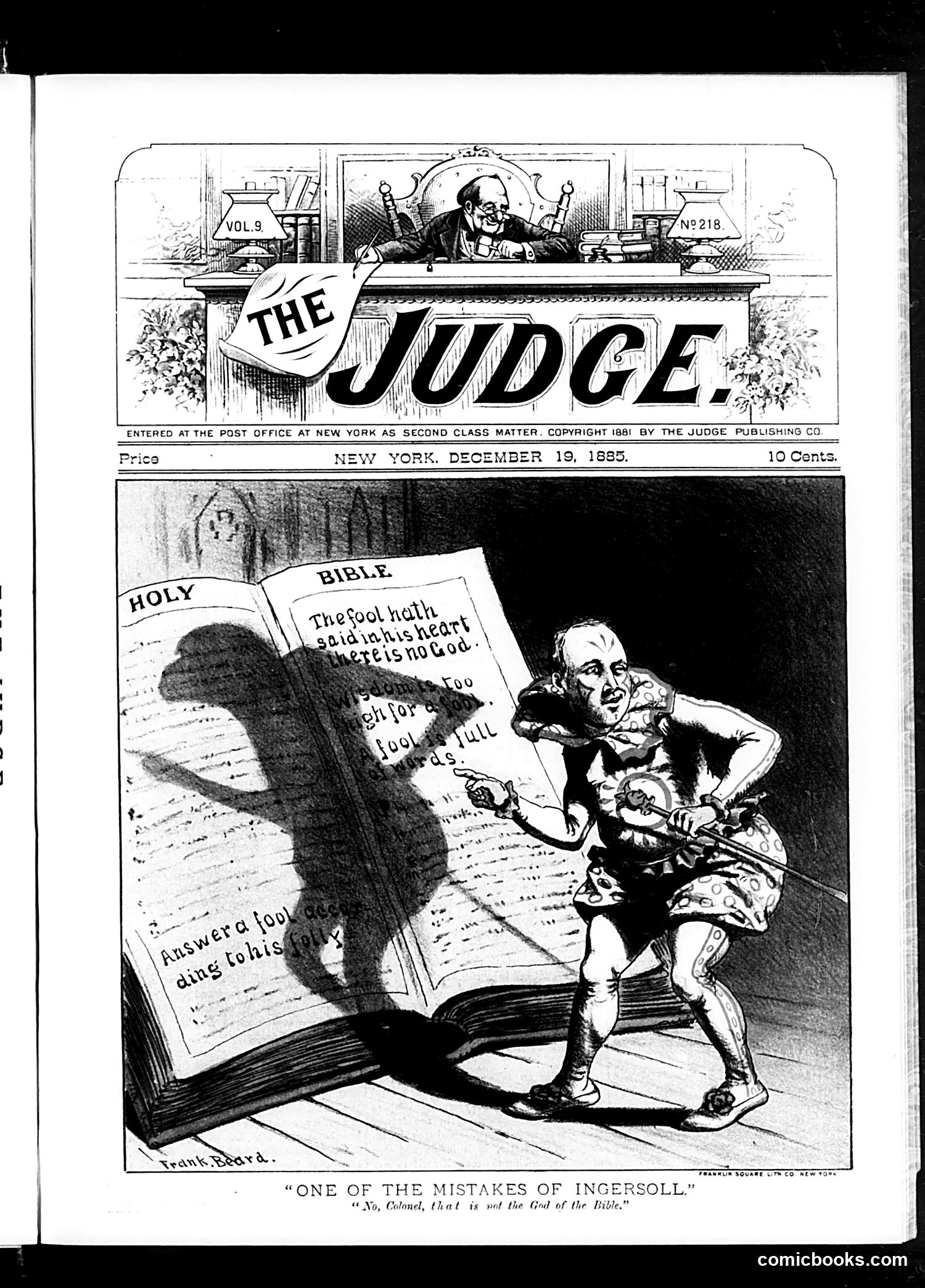 Judge — December 19, 1885 — page 1 of 16