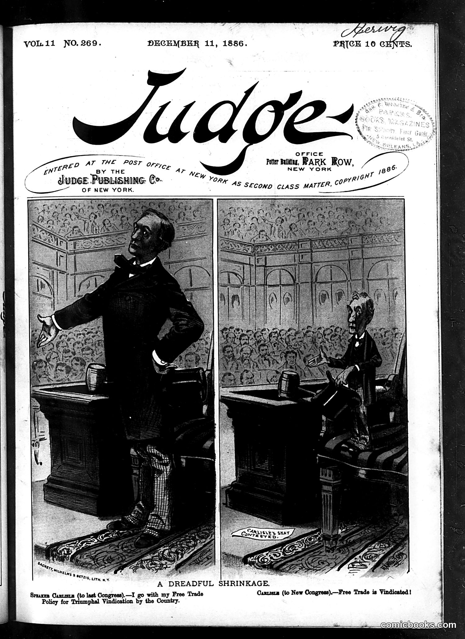 Judge — December 11, 1886 — page 1 of 16