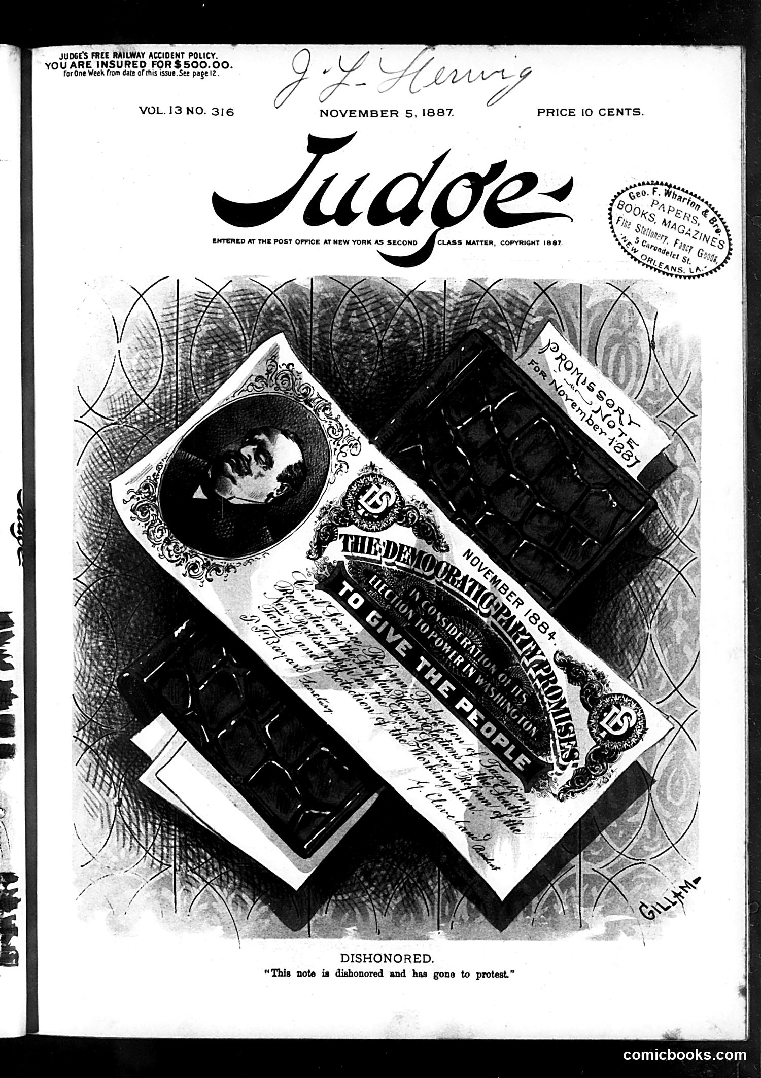Judge — November 5, 1887 — page 1 of 16