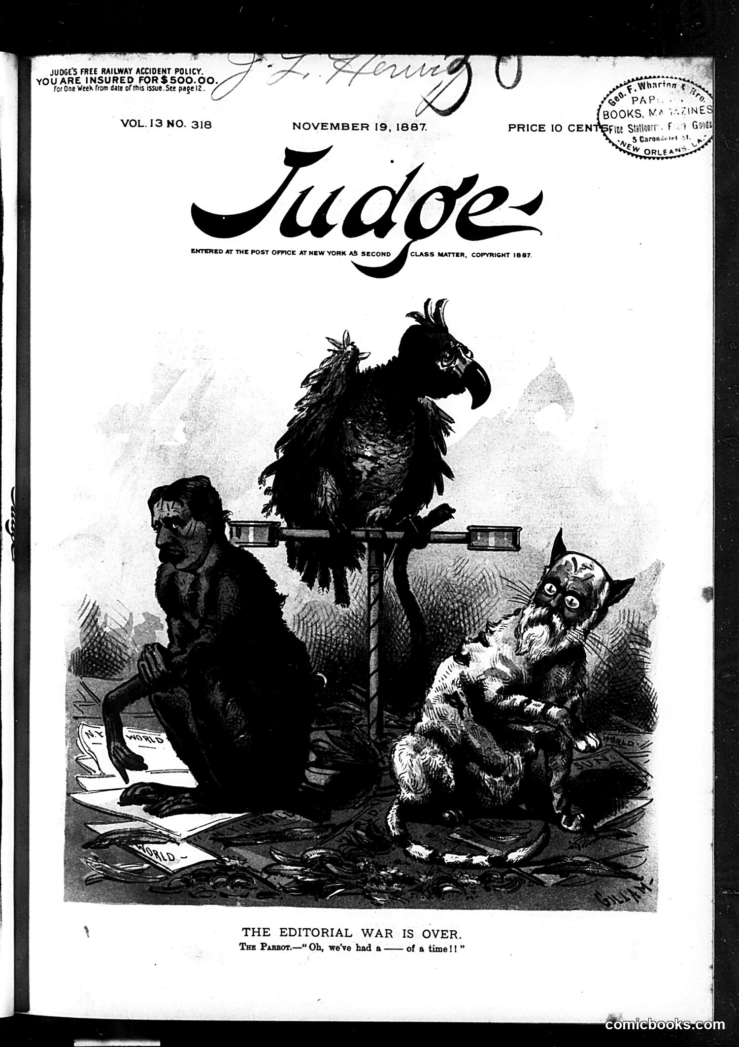 Judge — November 19, 1887 — page 1 of 16