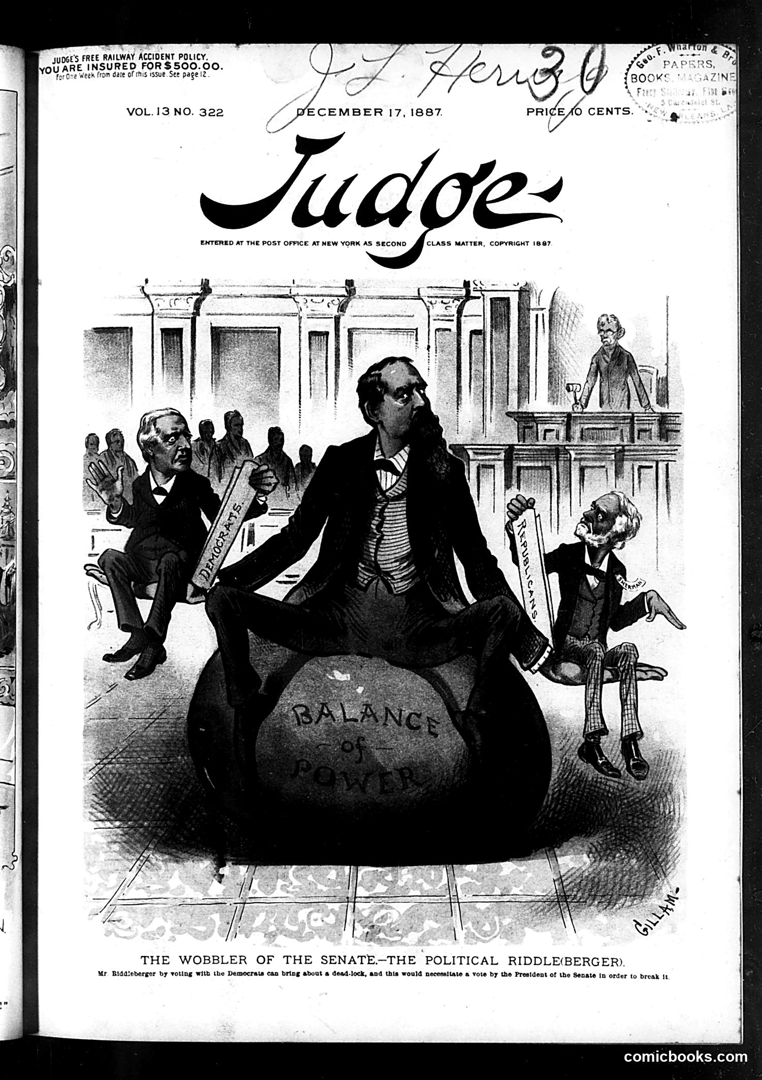 Judge — December 17, 1887 — page 1 of 16