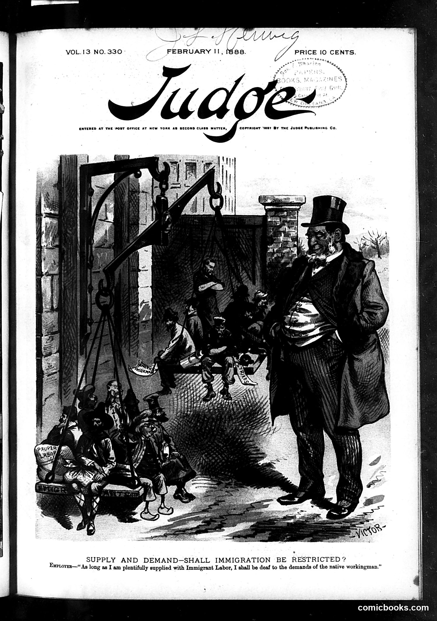 Judge — February 11, 1888 — page 1 of 16