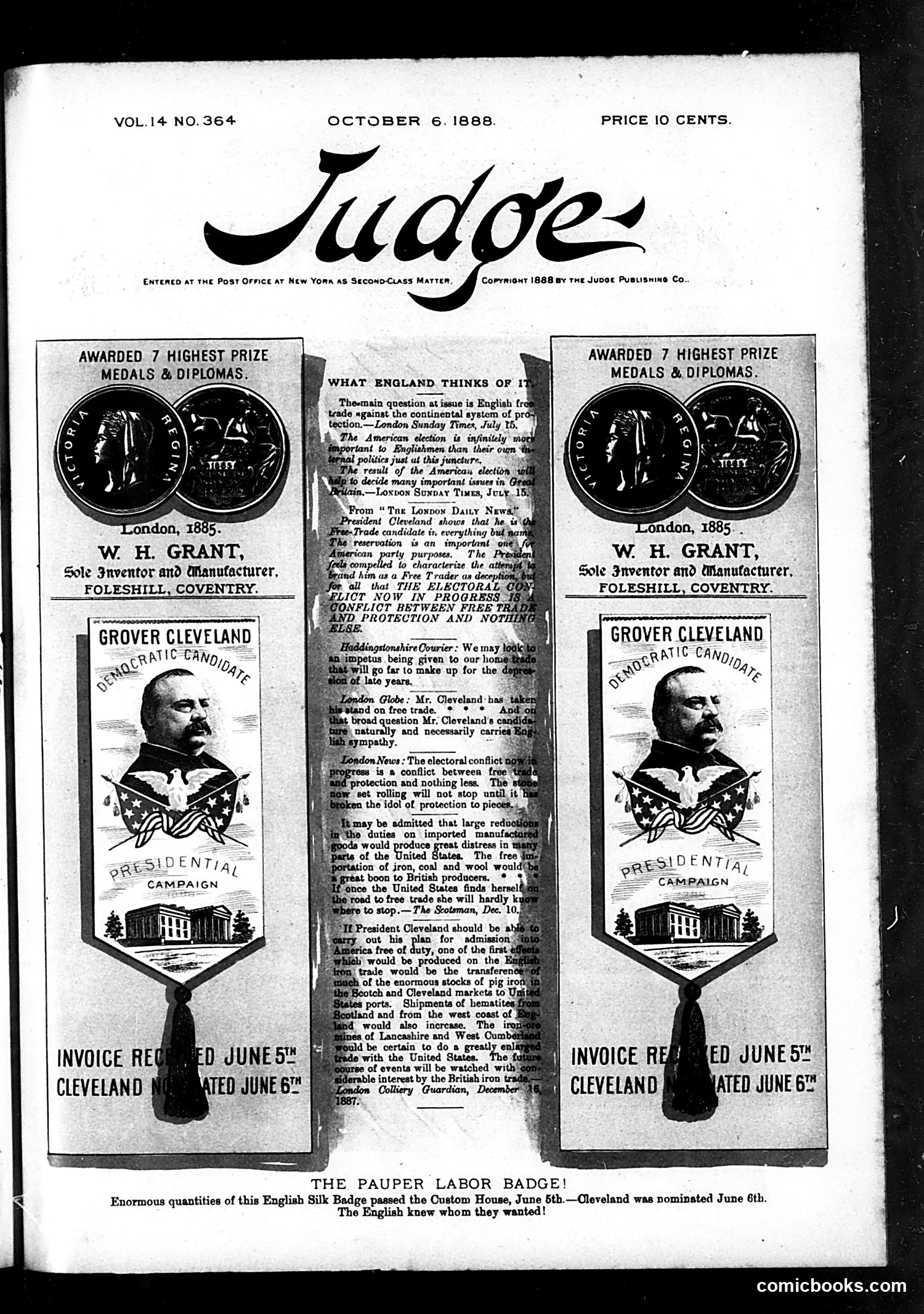 Judge — October 6, 1888 — page 1 of 17