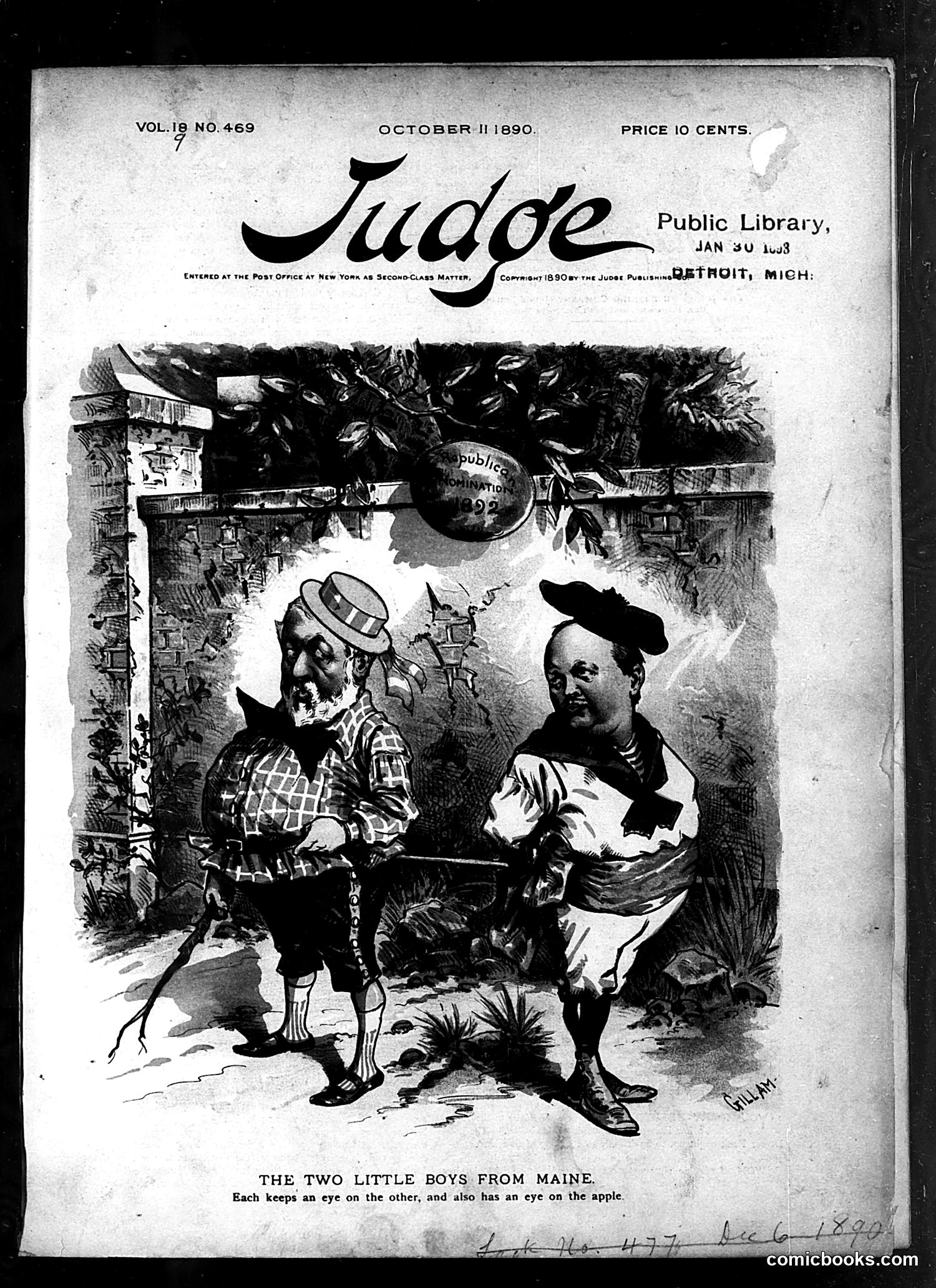 Judge — October 11, 1890 — page 1 of 16