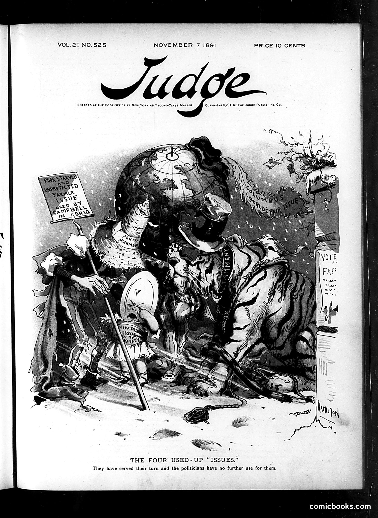 Judge — November 7, 1891 — page 1 of 18