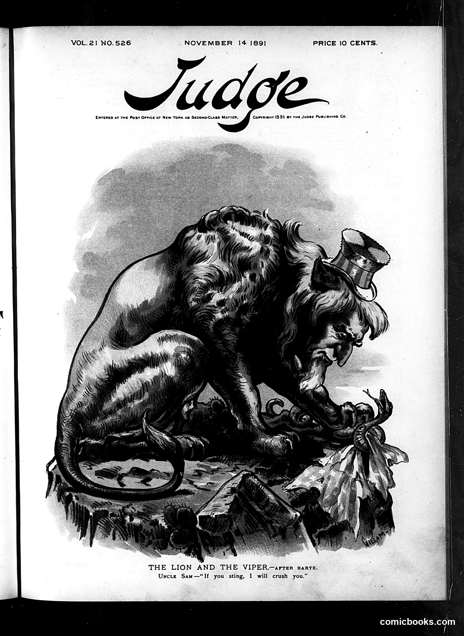 Judge — November 14, 1891 — page 1 of 16