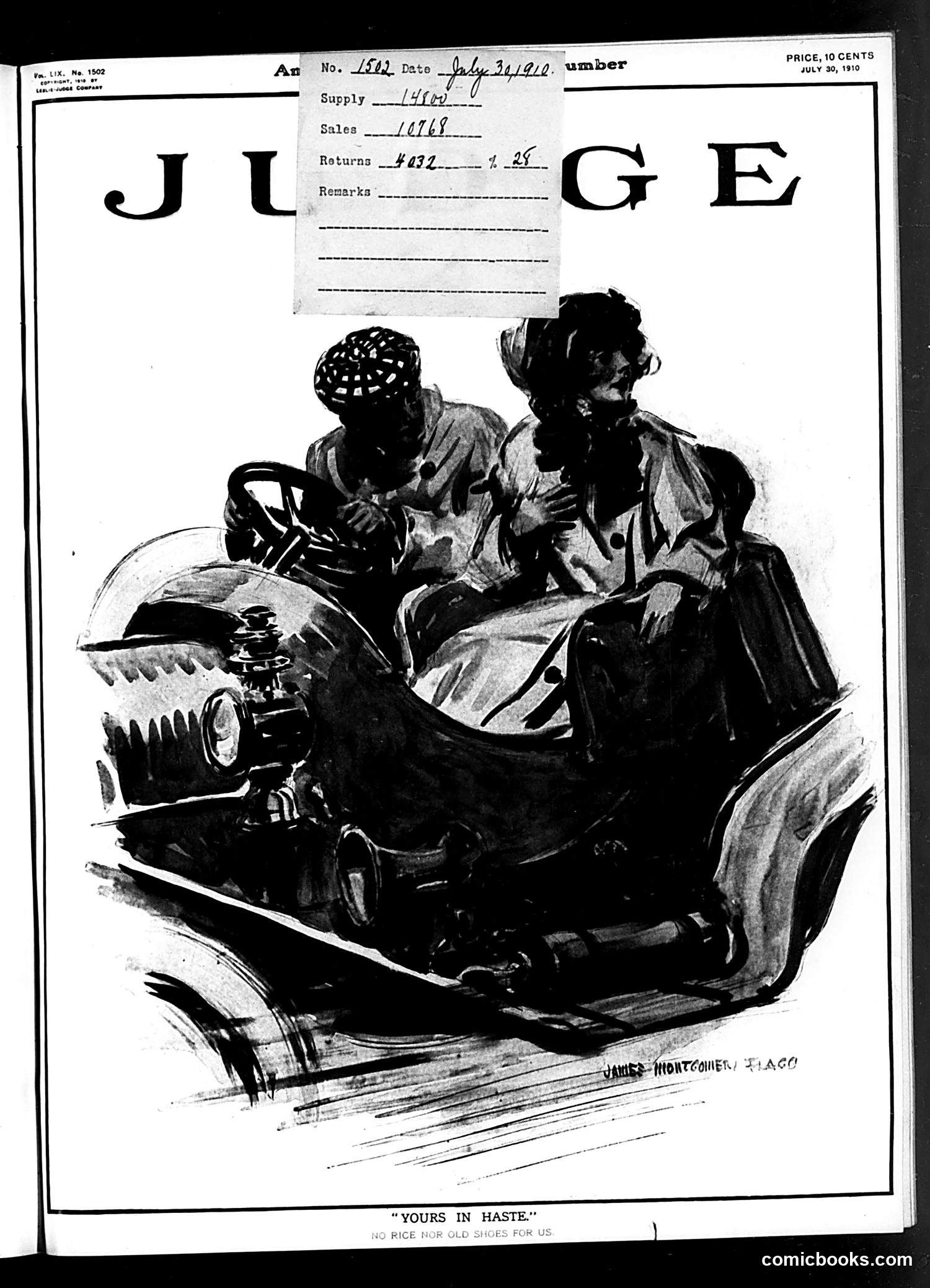 Judge — July 30, 1910 — page 1 of 16