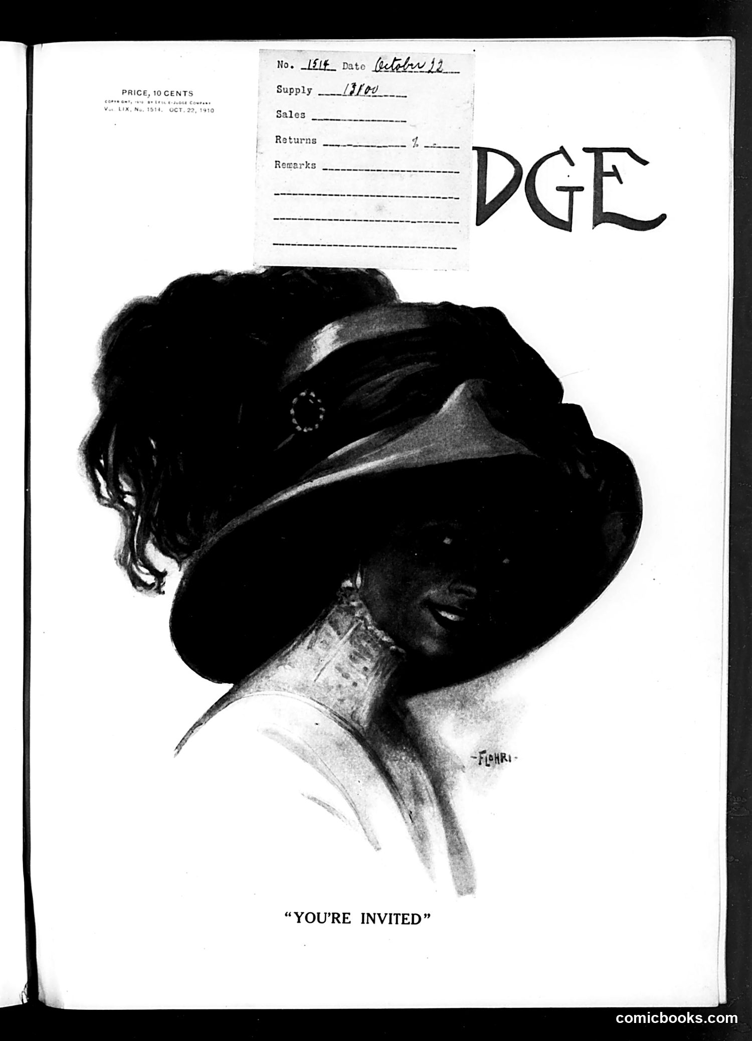 Judge — October 22, 1910 — page 1 of 16