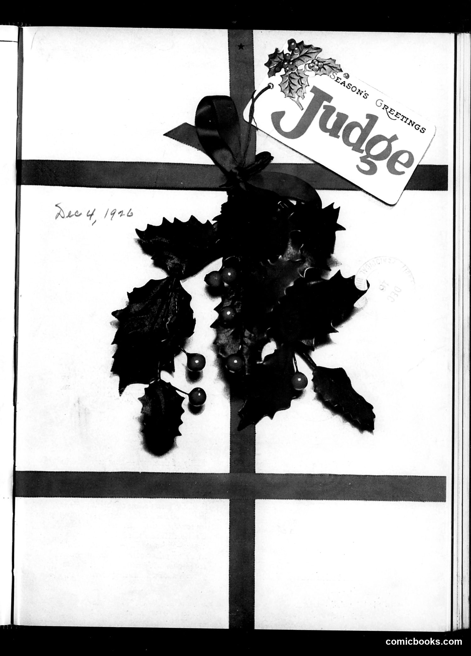 Judge — December 4, 1926 — page 1 of 36