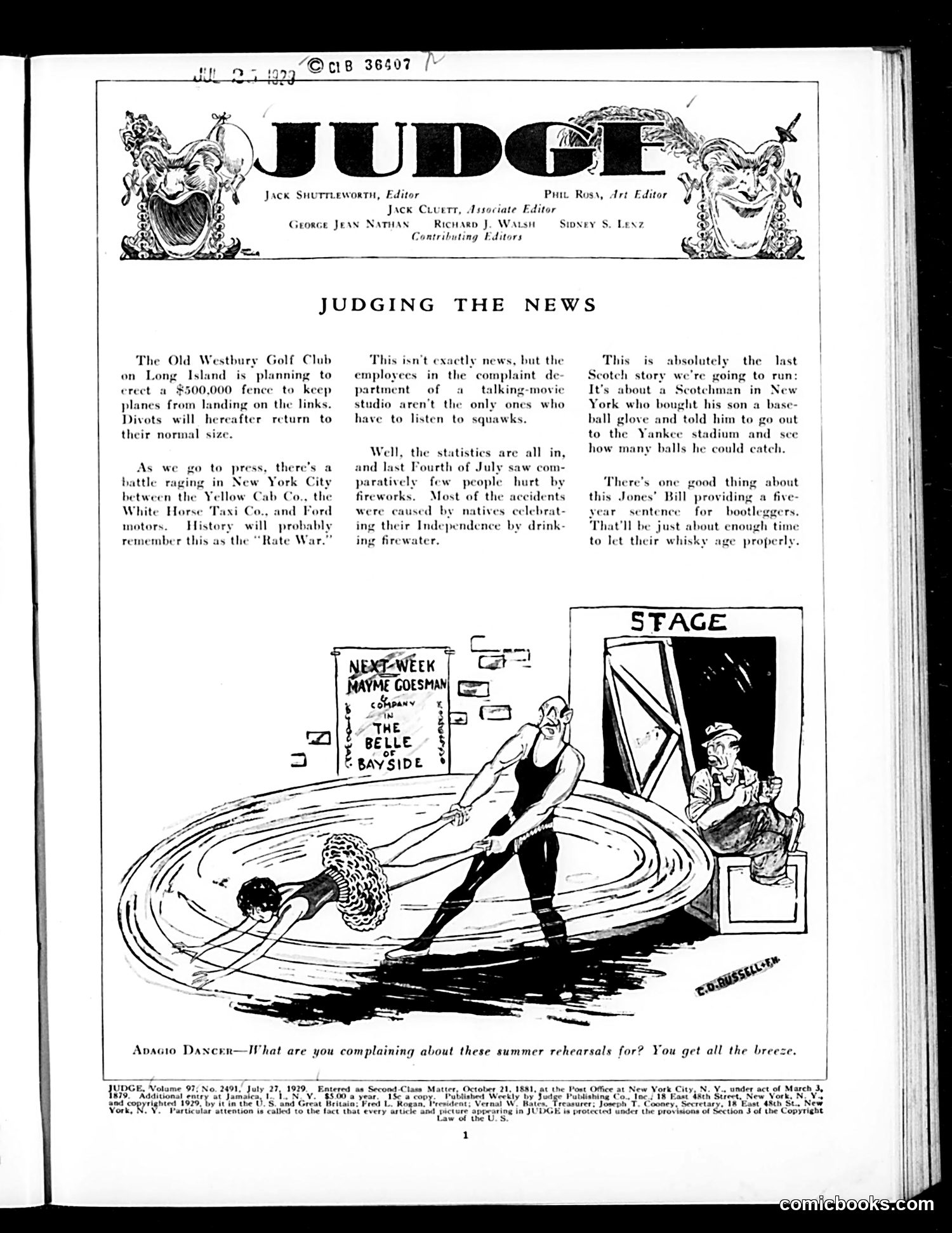 Judge — July 27, 1929 — page 3 of 38