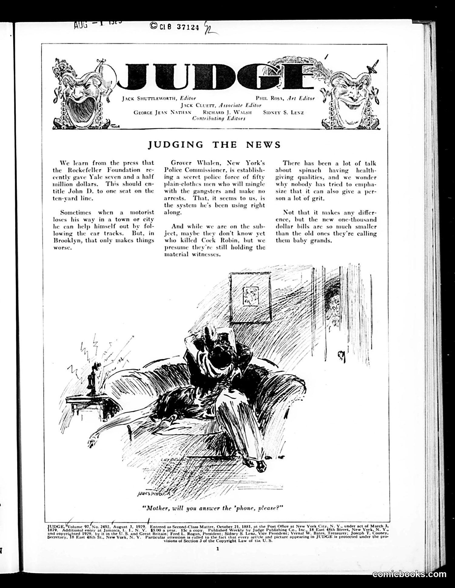 Judge — August 3, 1929 — page 3 of 40