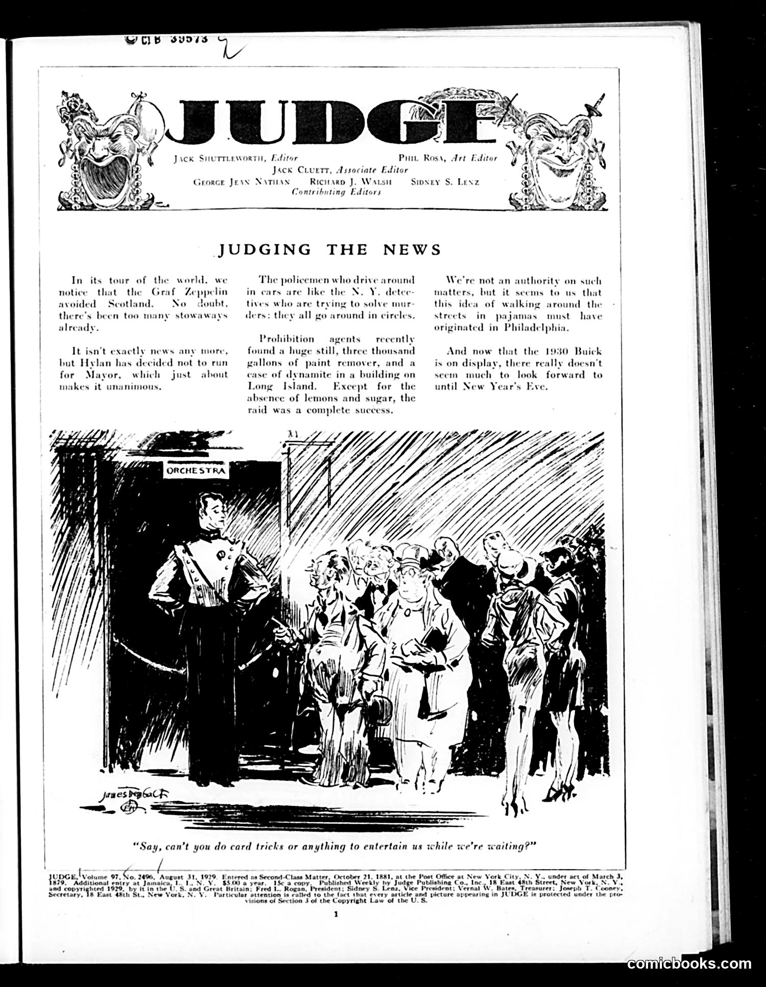 Judge — August 31, 1929 — page 3 of 36