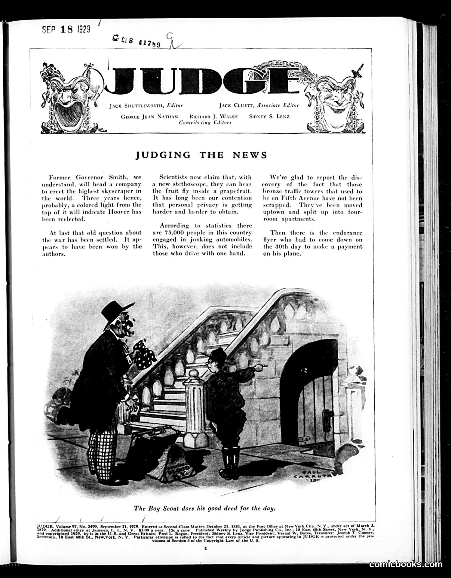Judge — September 21, 1929 — page 3 of 36