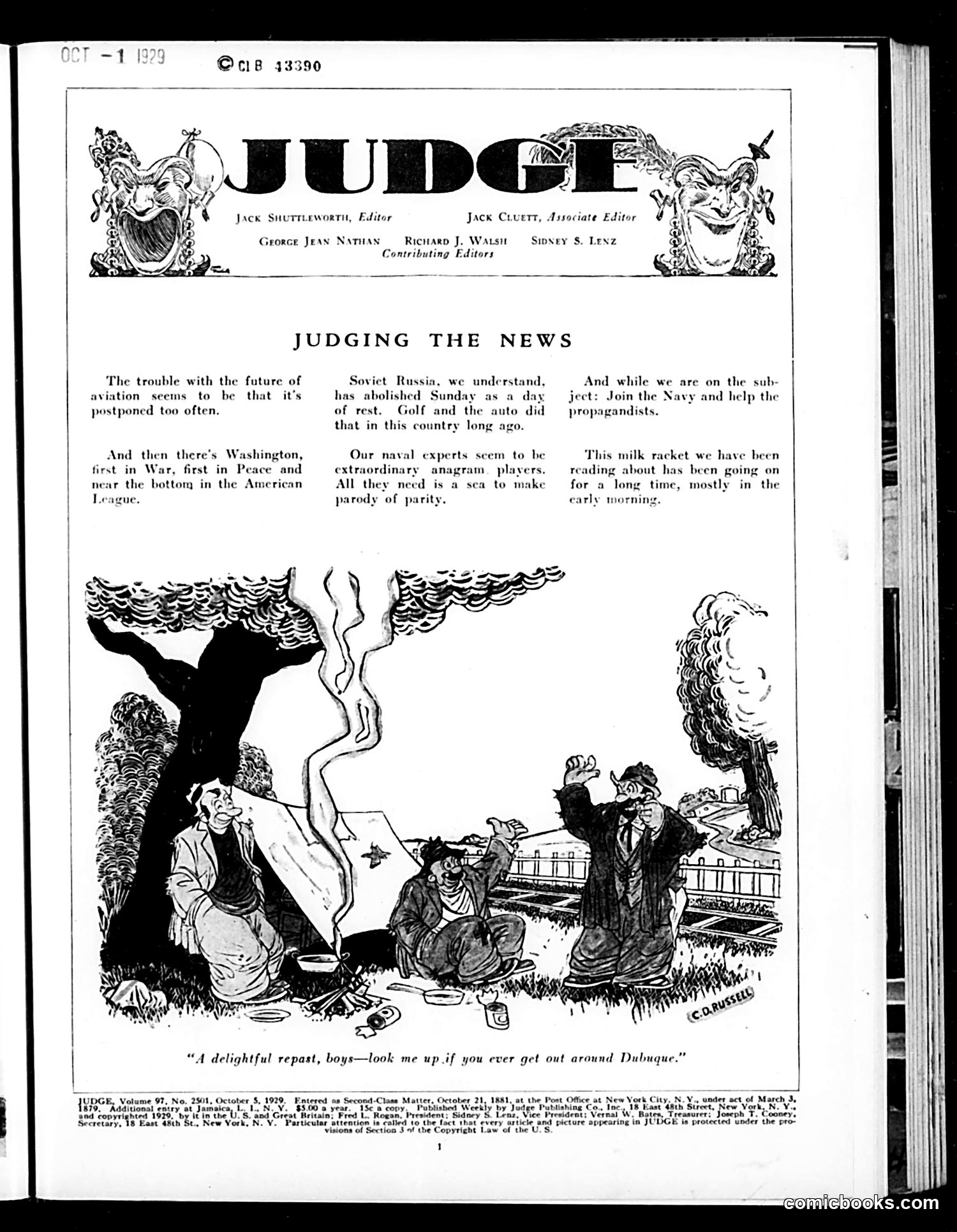 Judge — October 5, 1929 — page 3 of 36