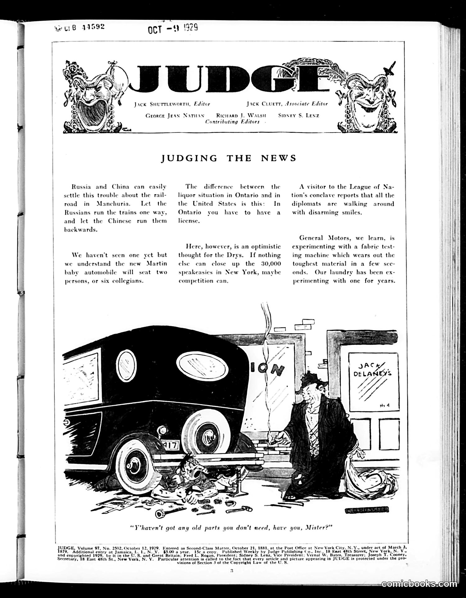 Judge — October 12, 1929 — page 5 of 36