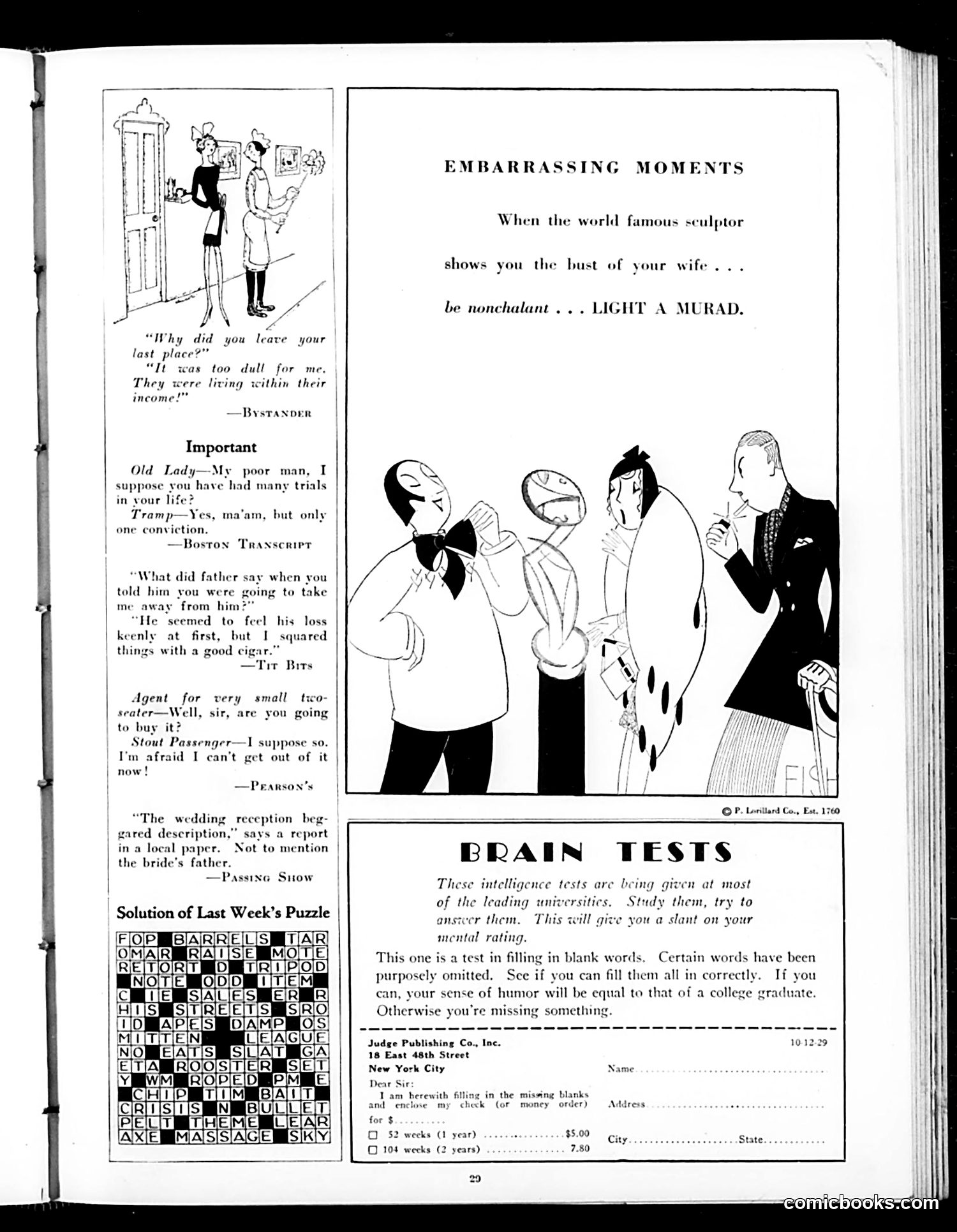 Judge — October 12, 1929 — page 31 of 36