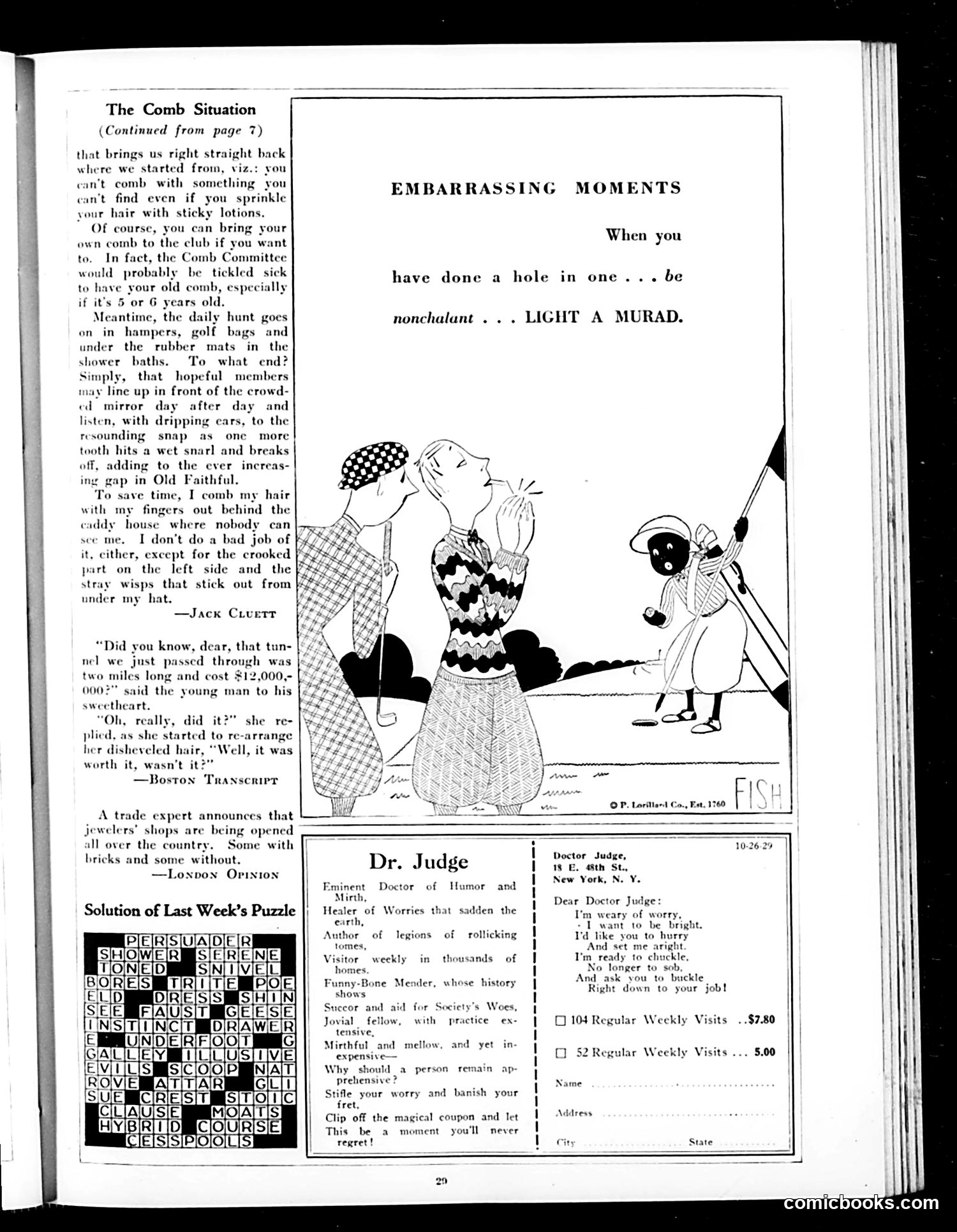 Judge — October 26, 1929 — page 31 of 36