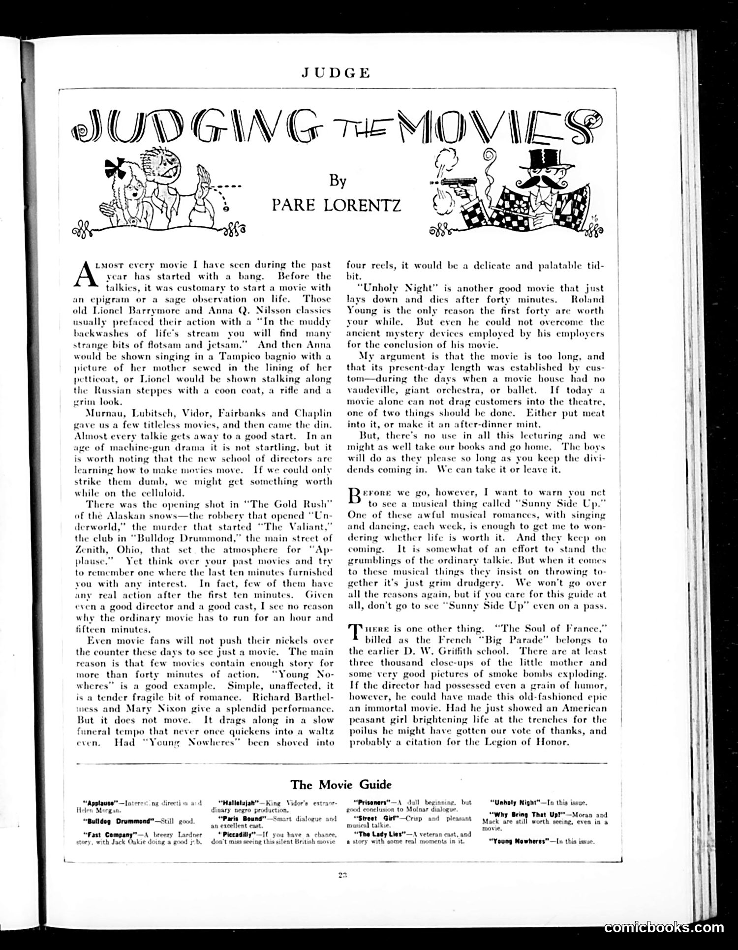 Judge — November 9, 1929 — page 25 of 36
