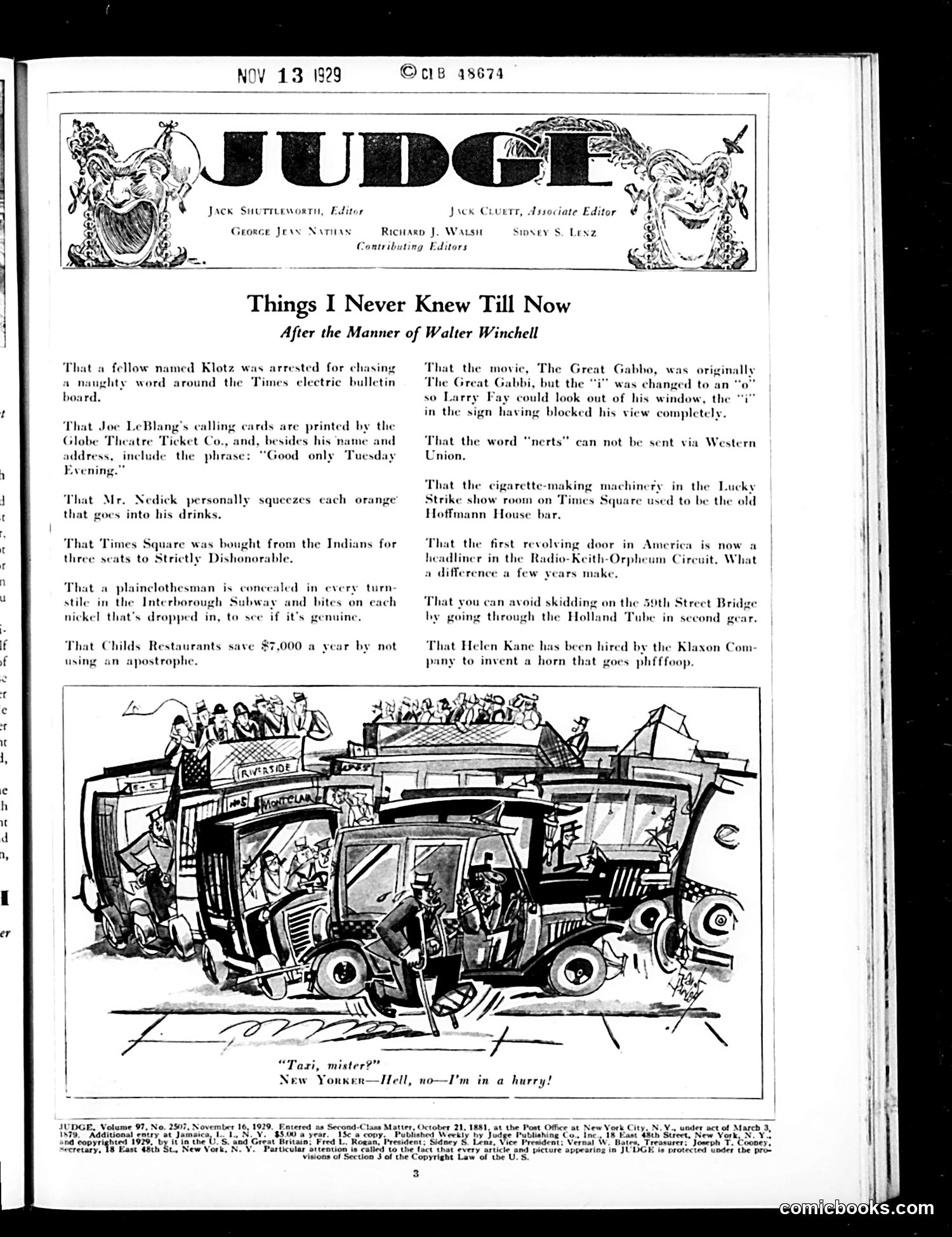 Judge — November 16, 1929 — page 5 of 36