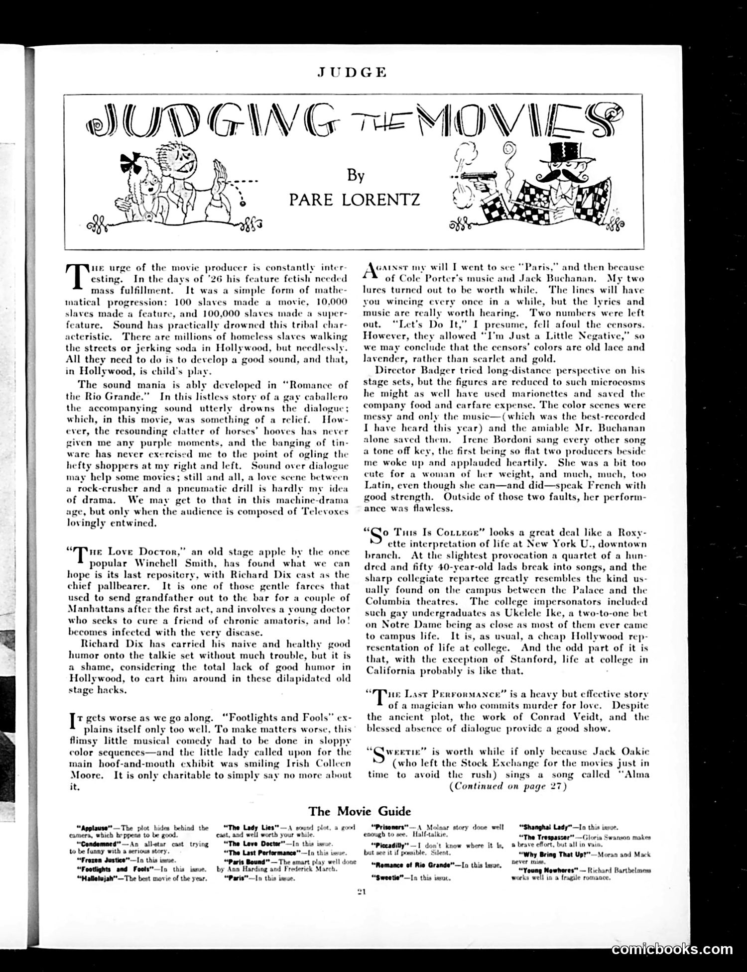 Judge — November 30, 1929 — page 23 of 36