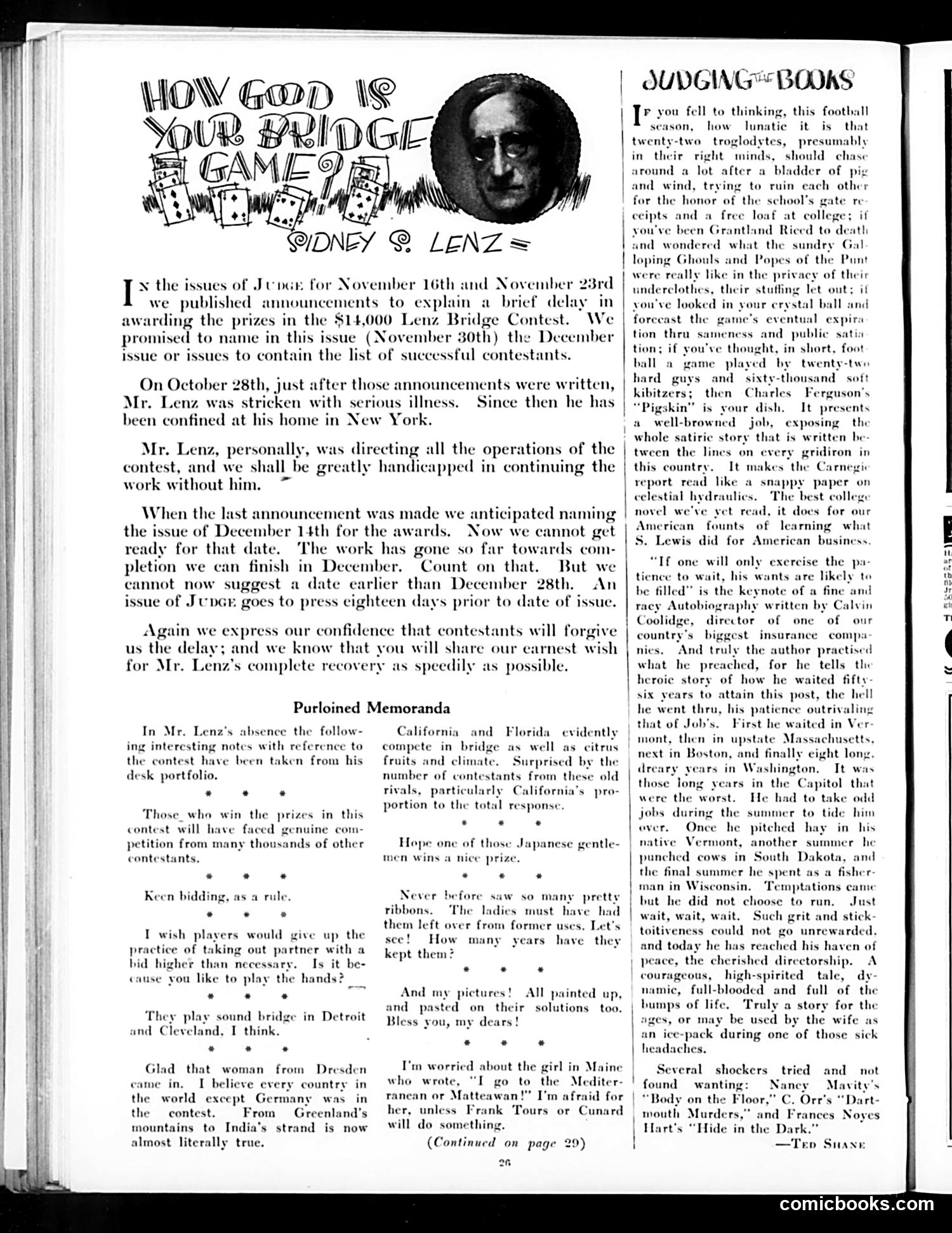 Judge — November 30, 1929 — page 28 of 36