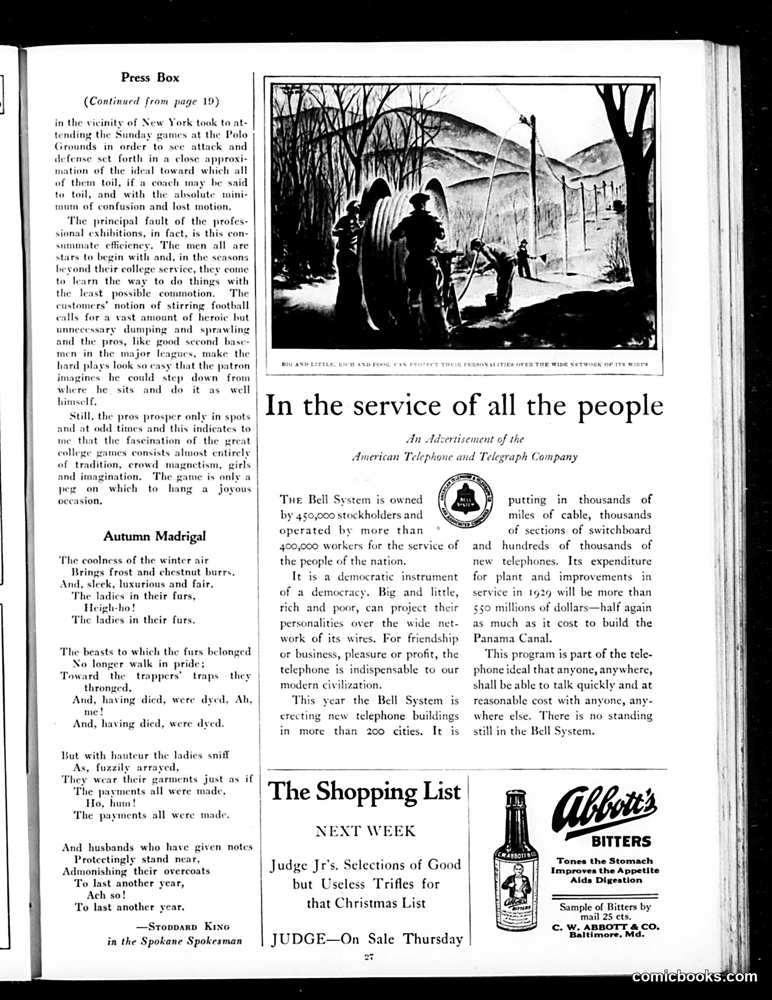 Judge — December 7, 1929 — page 29 of 36