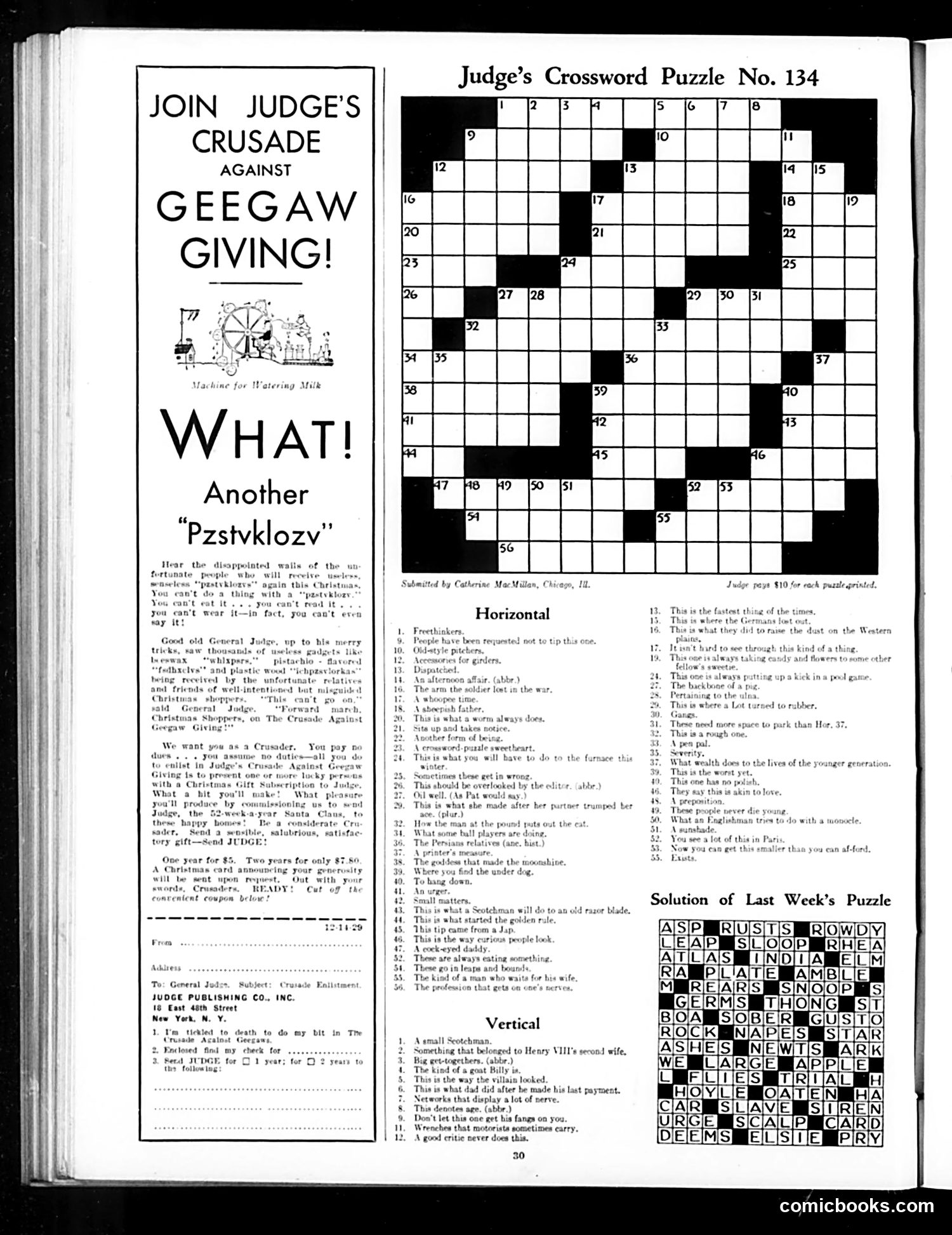 Judge — December 14, 1929 — page 32 of 36