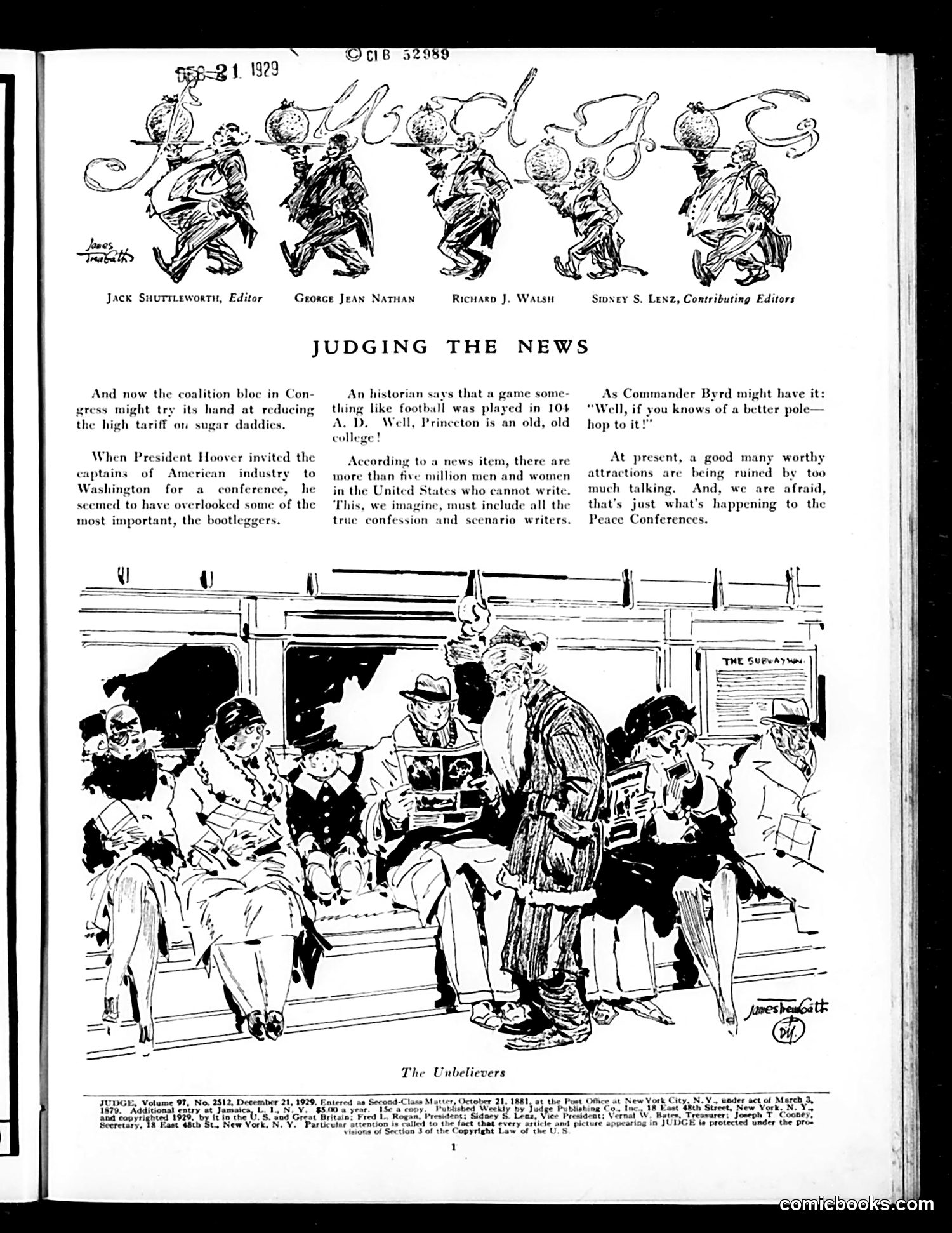Judge — December 21, 1929 — page 3 of 36