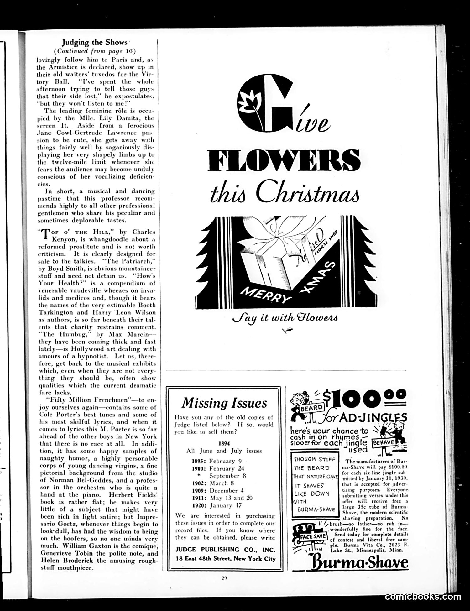 Judge — December 21, 1929 — page 31 of 36
