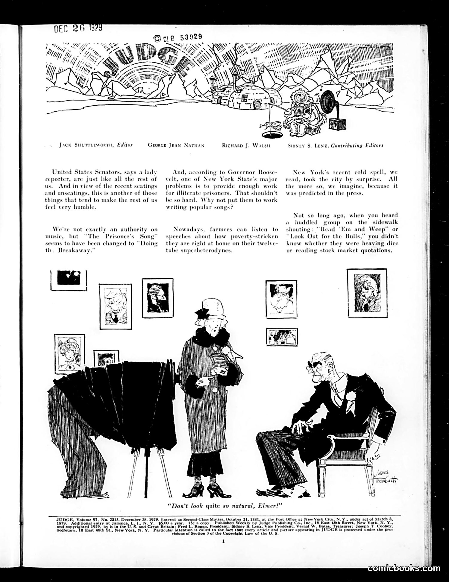 Judge — December 28, 1929 — page 3 of 37