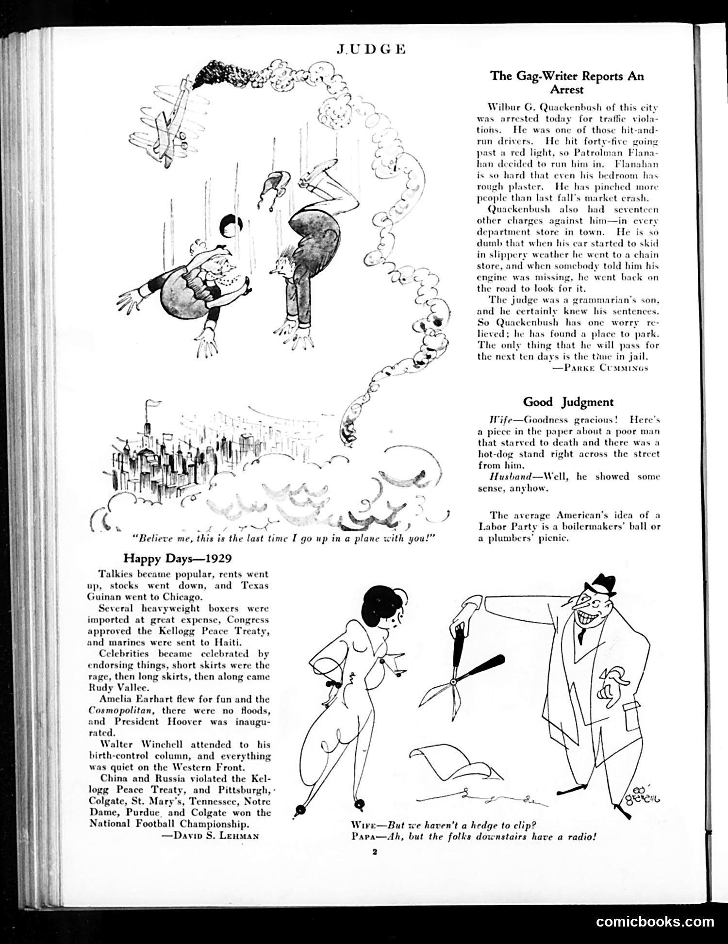Judge — December 28, 1929 — page 4 of 37
