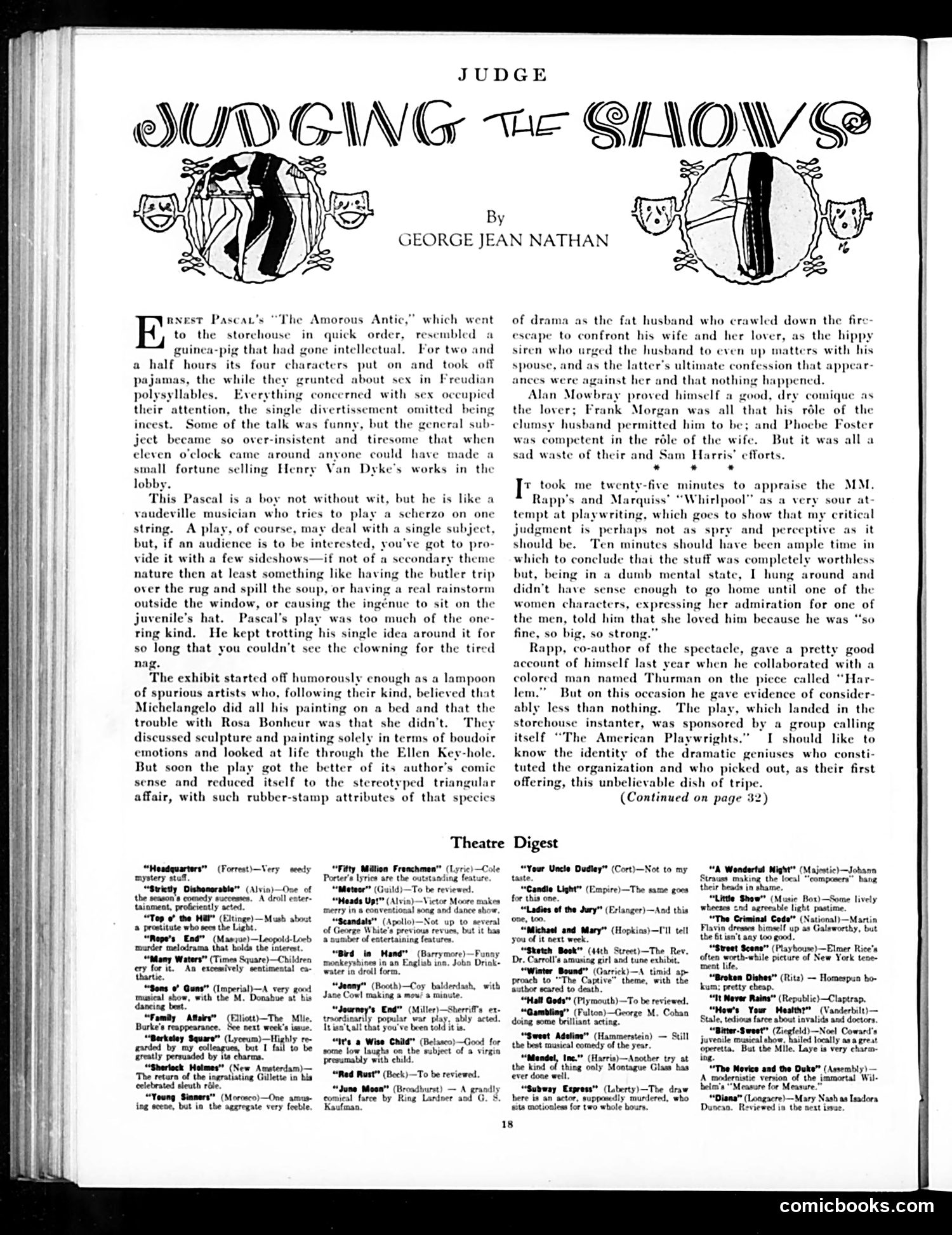 Judge — December 28, 1929 — page 20 of 37