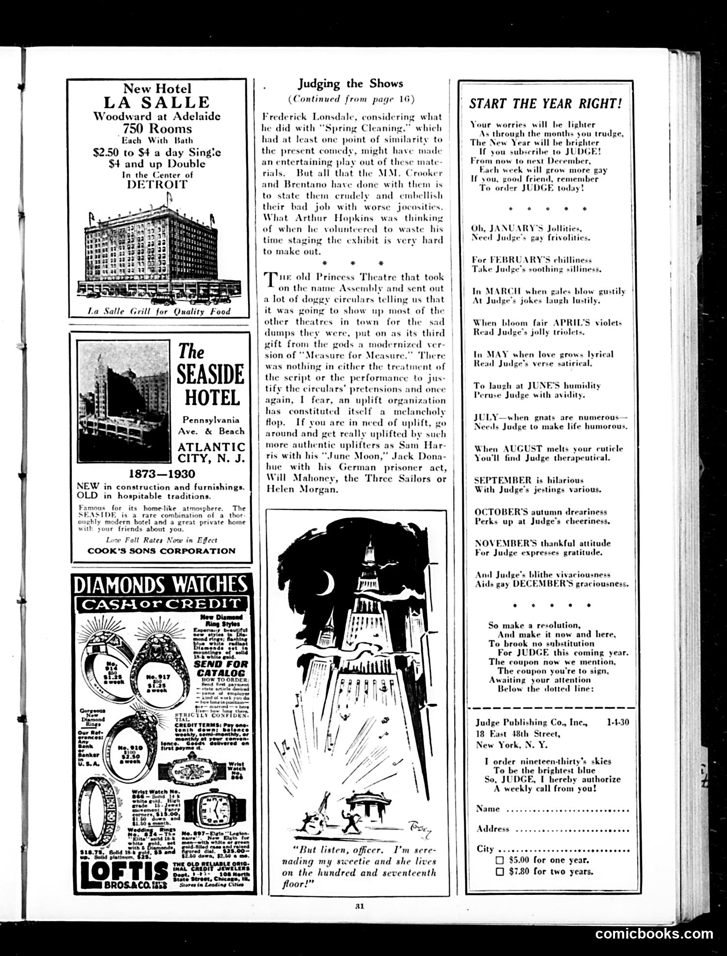 Judge — January 4, 1930 — page 33 of 36