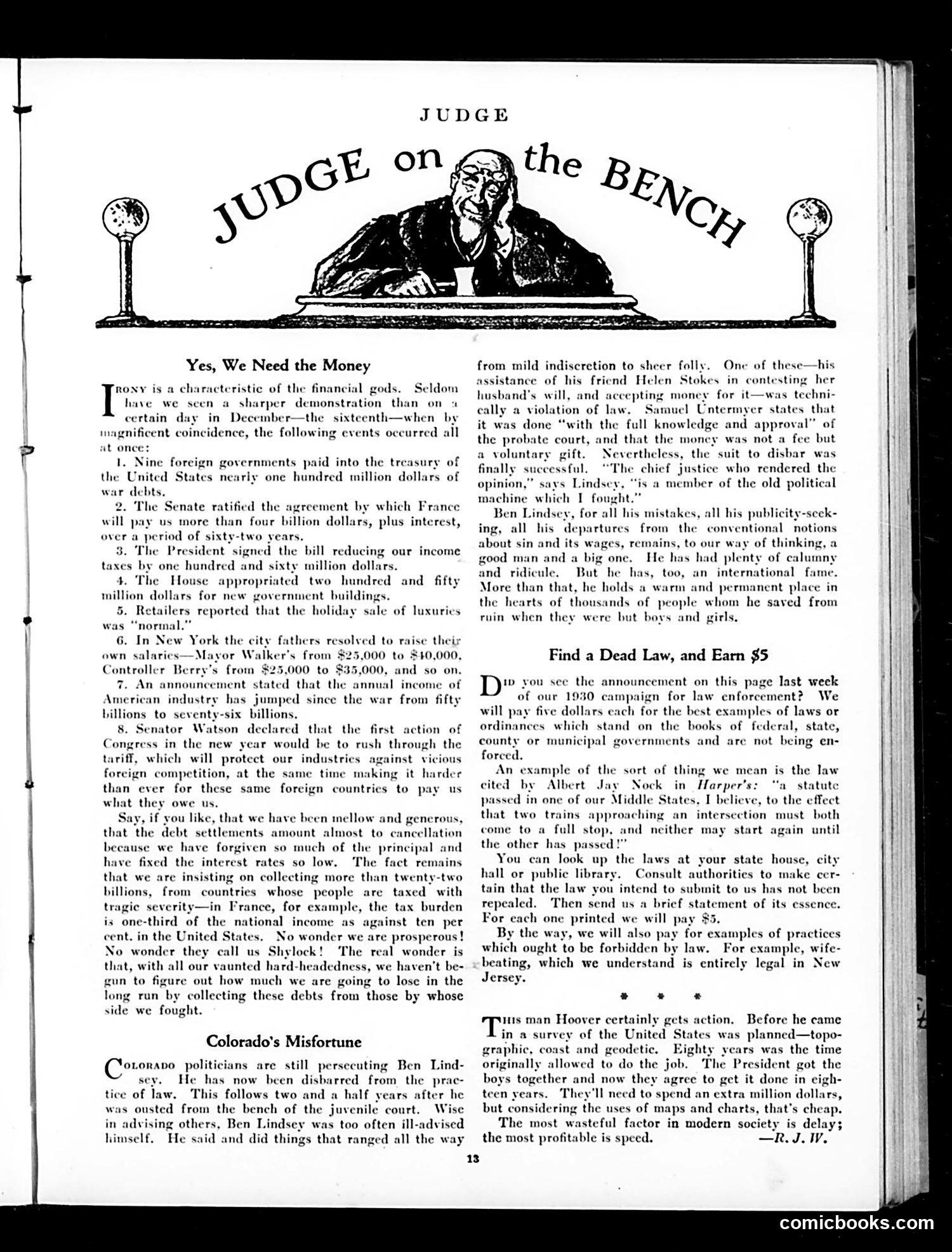 Judge — January 11, 1930 — page 15 of 36