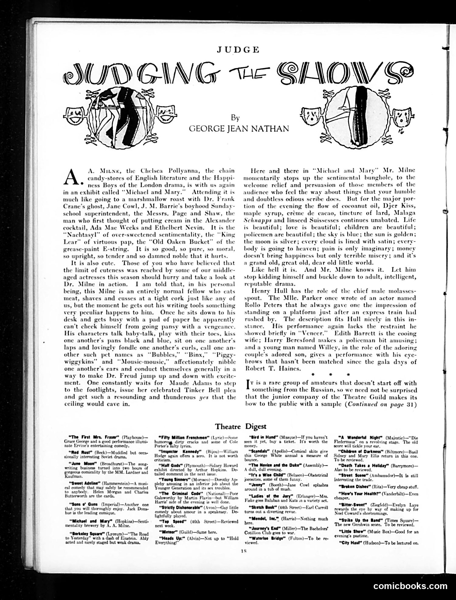 Judge — January 11, 1930 — page 20 of 36