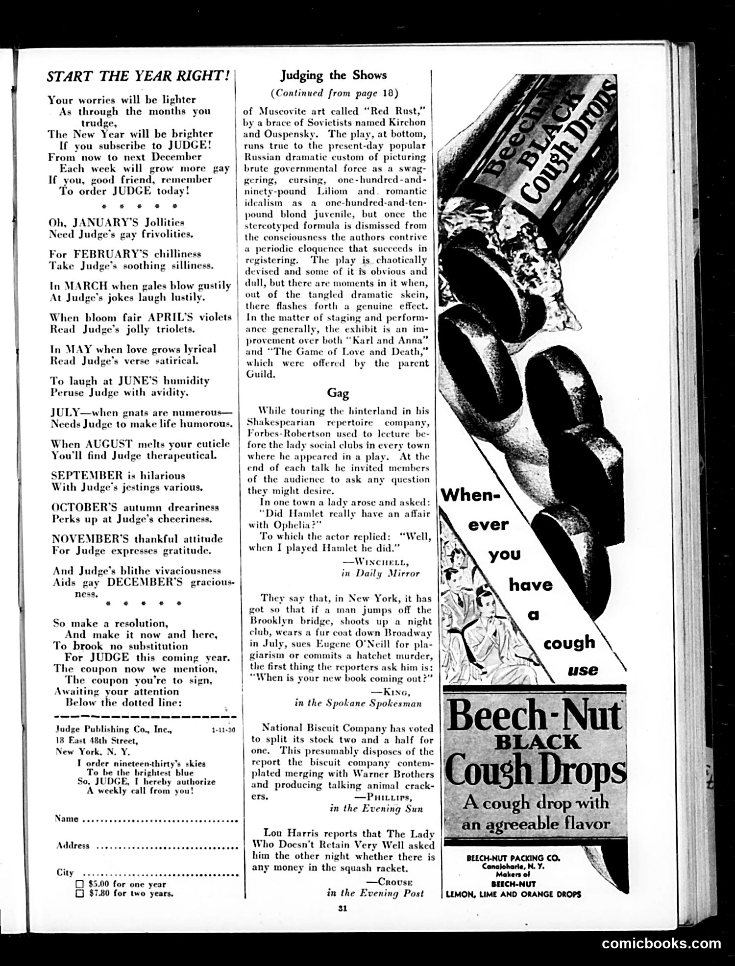 Judge — January 11, 1930 — page 33 of 36