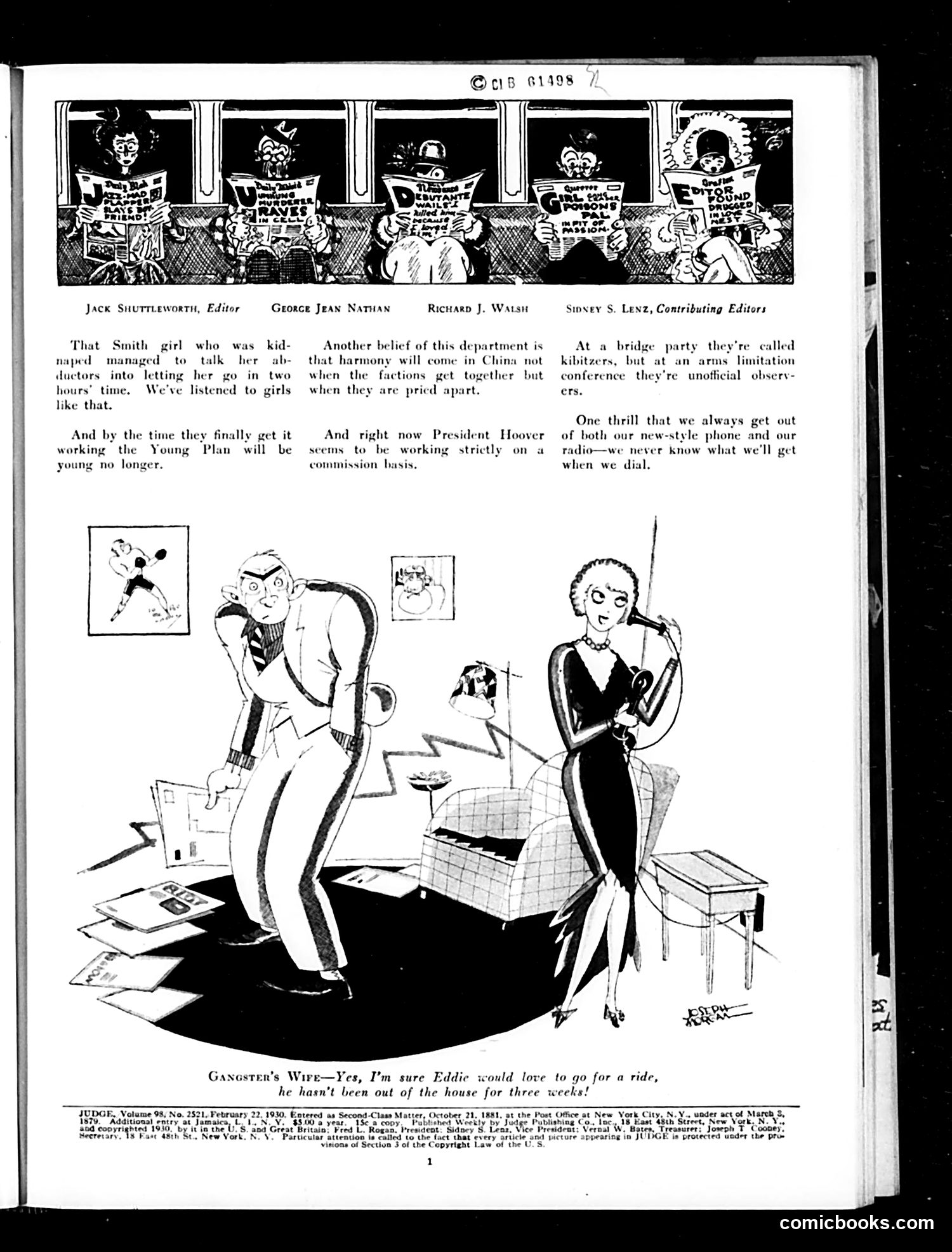 Judge — February 22, 1930 — page 3 of 36