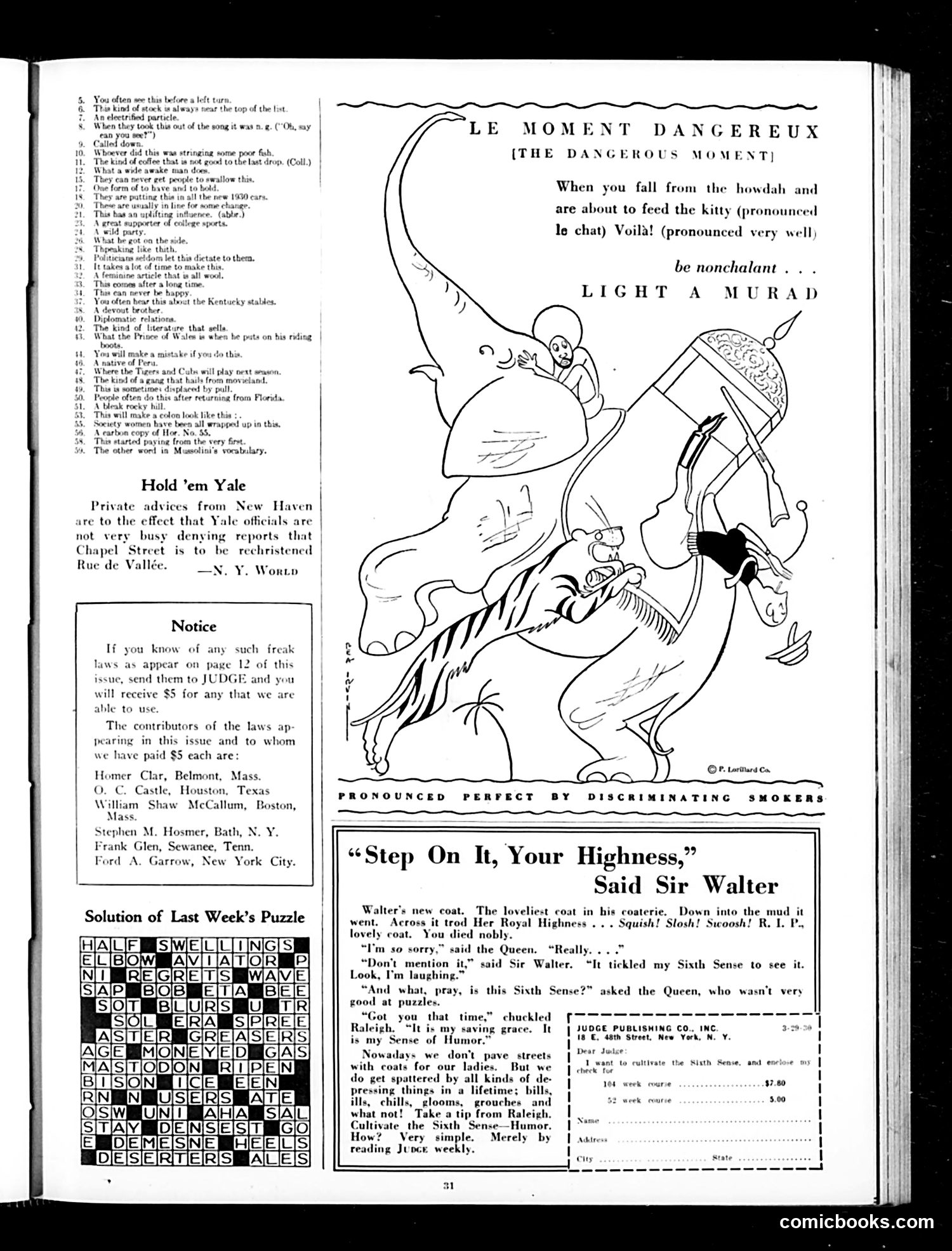 Judge — March 29, 1930 — page 33 of 36