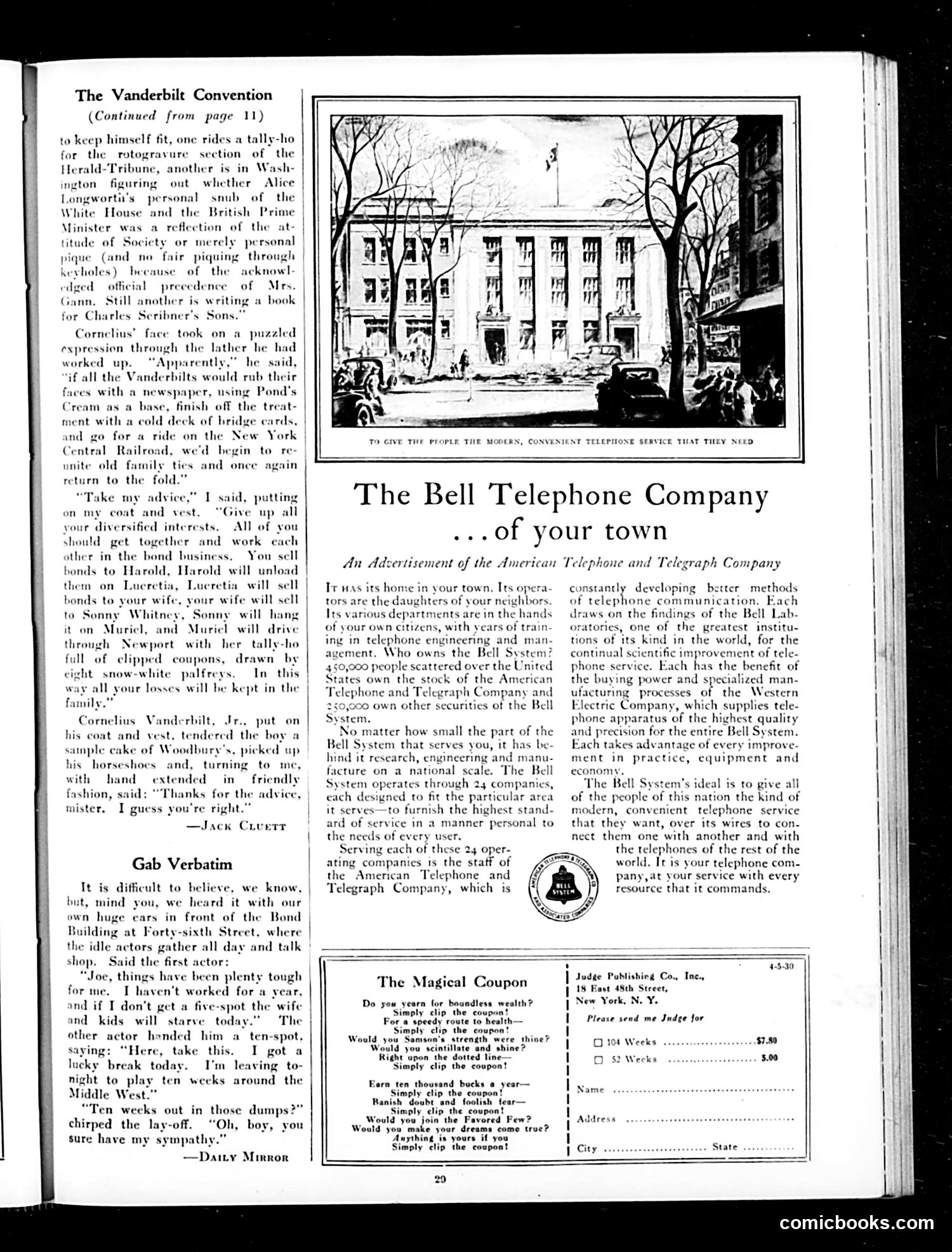 Judge — April 5, 1930 — page 31 of 36