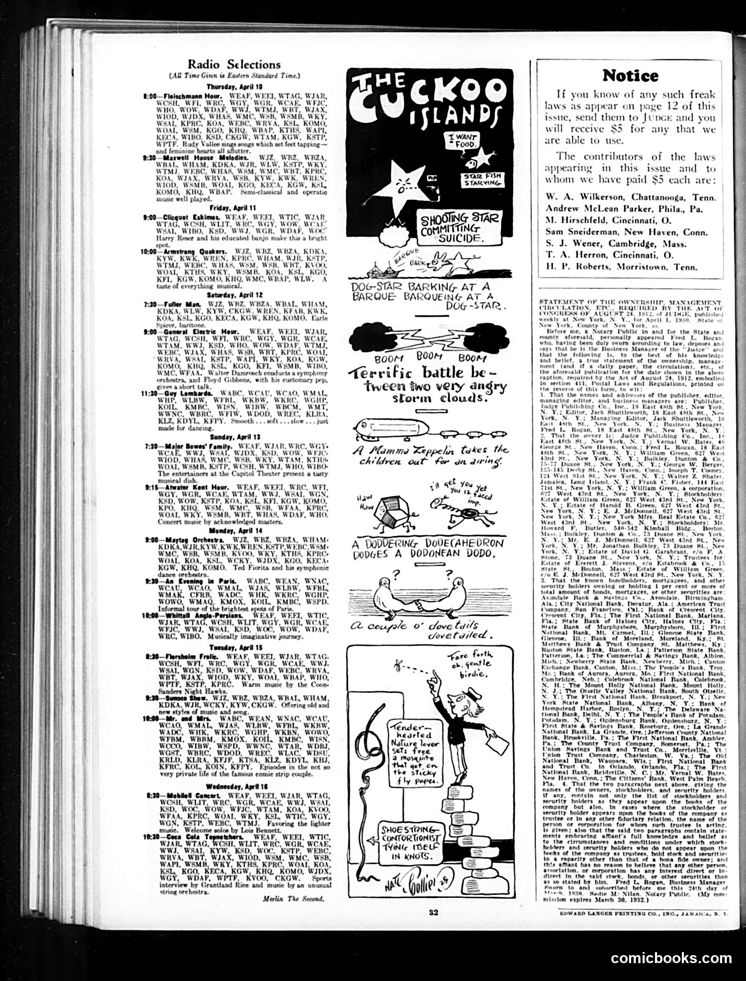 Judge — April 12, 1930 — page 34 of 36