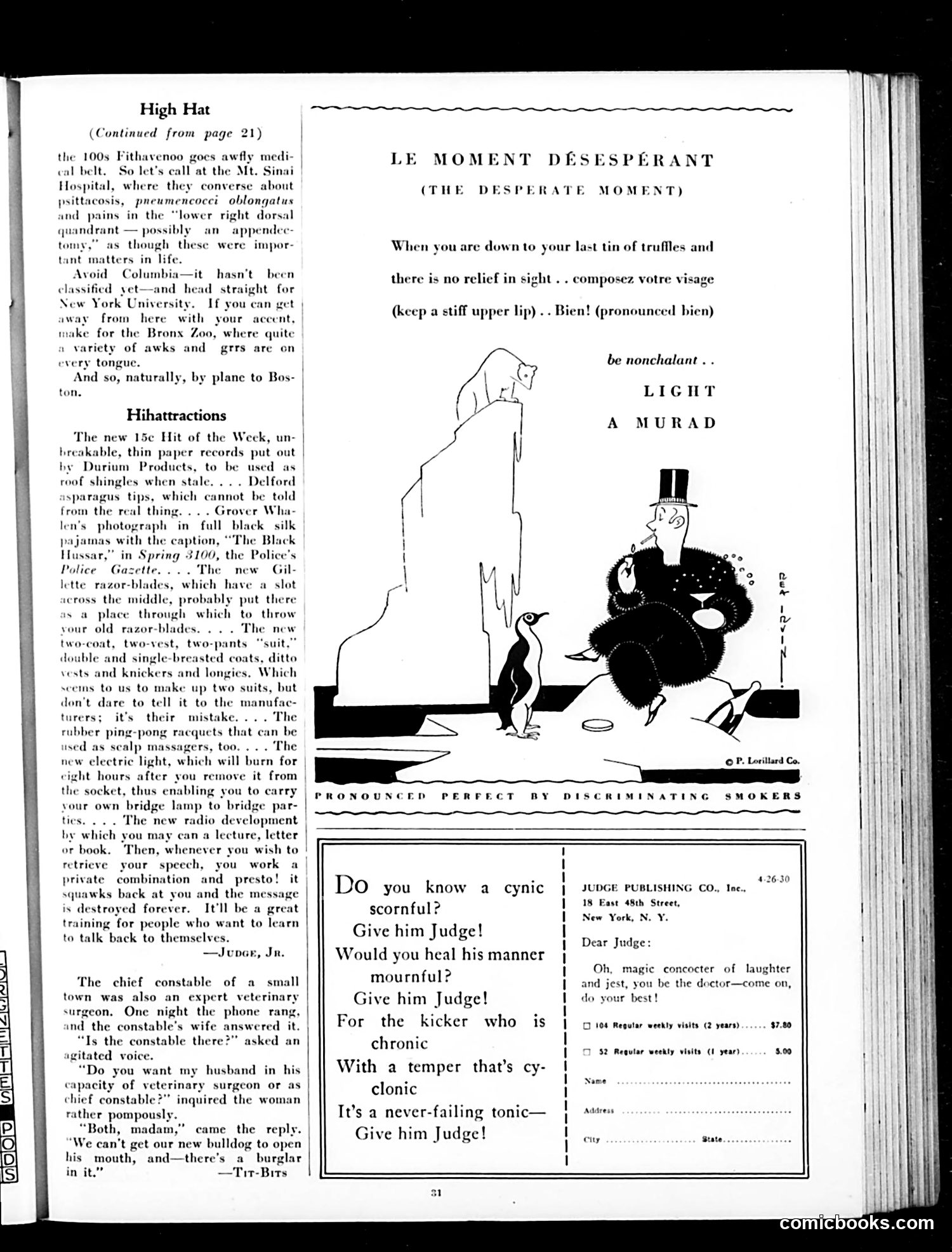 Judge — April 26, 1930 — page 33 of 36