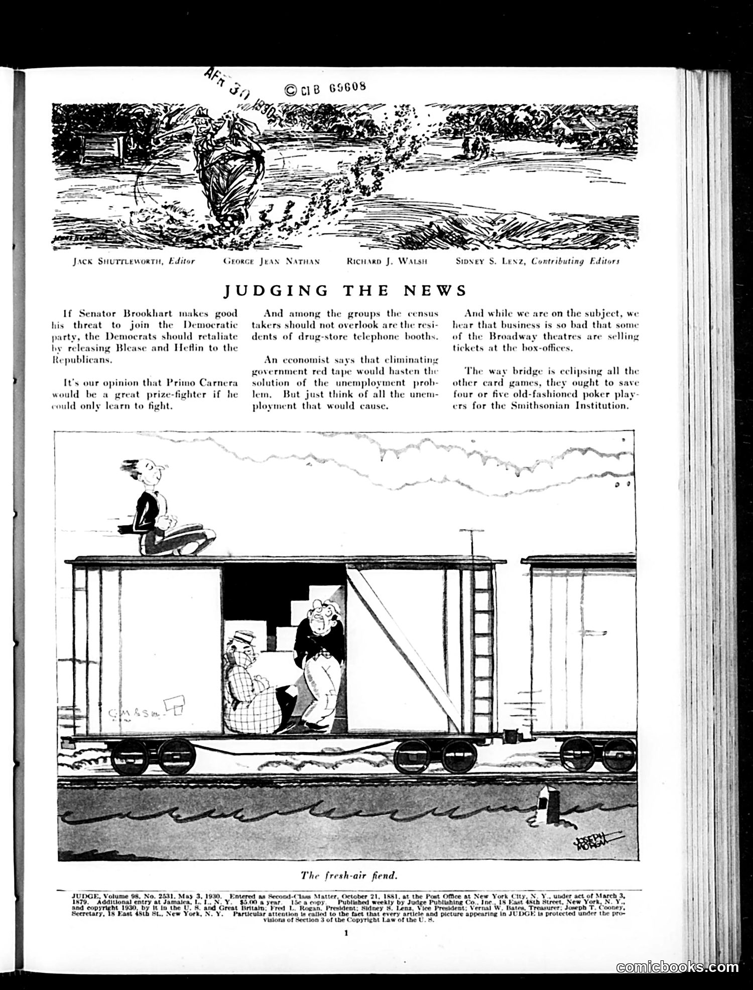 Judge — May 3, 1930 — page 3 of 36