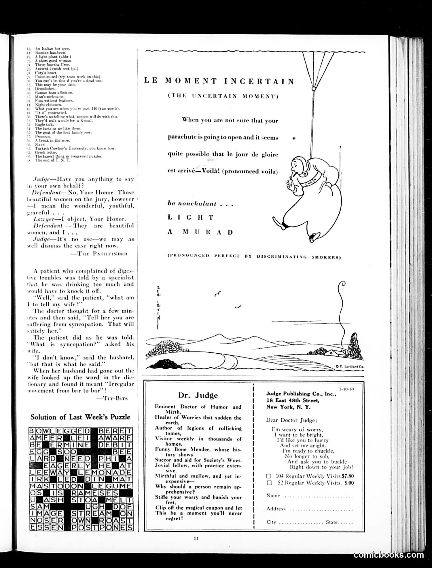 Judge — May 10, 1930 — page 33 of 36