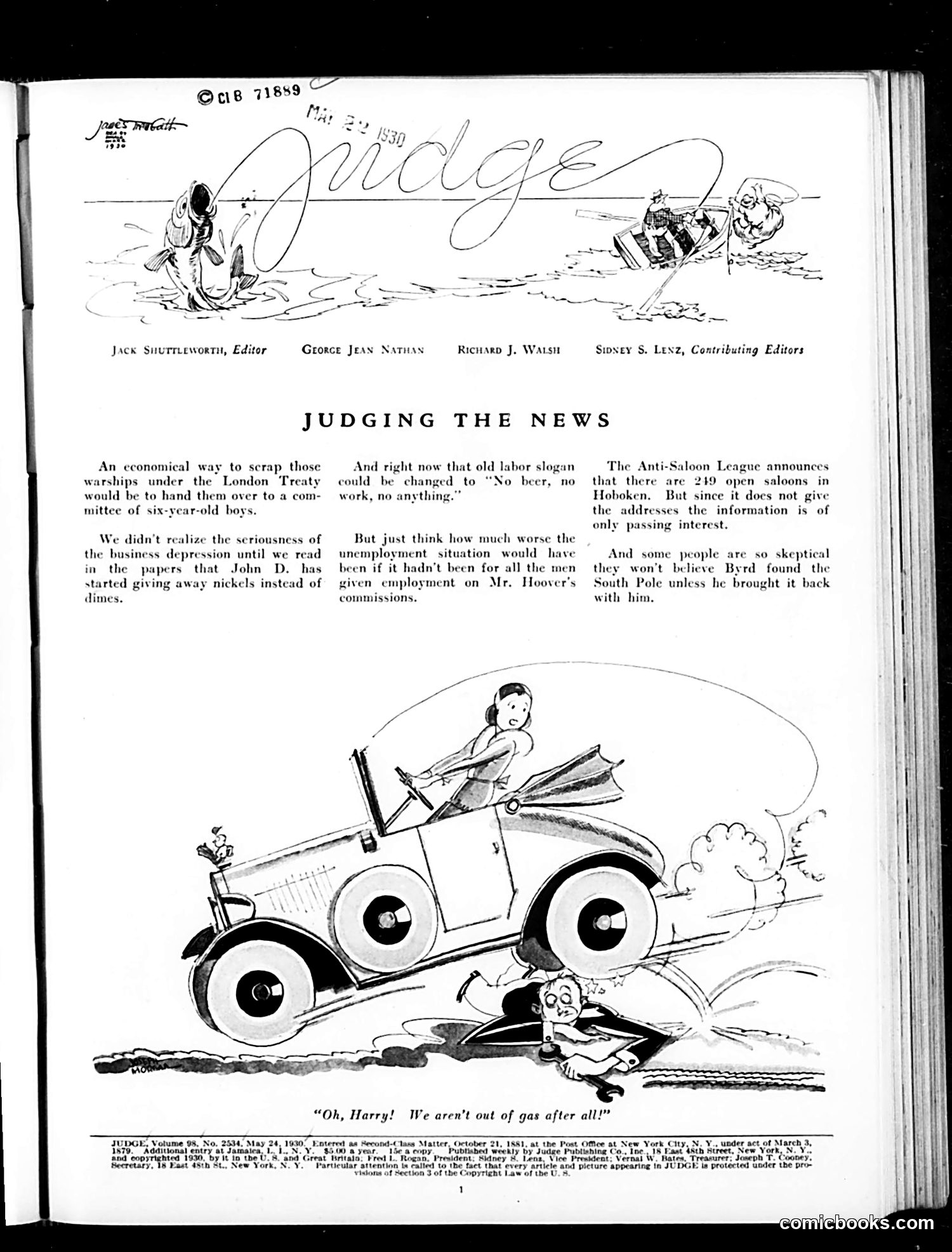 Judge — May 24, 1930 — page 3 of 36
