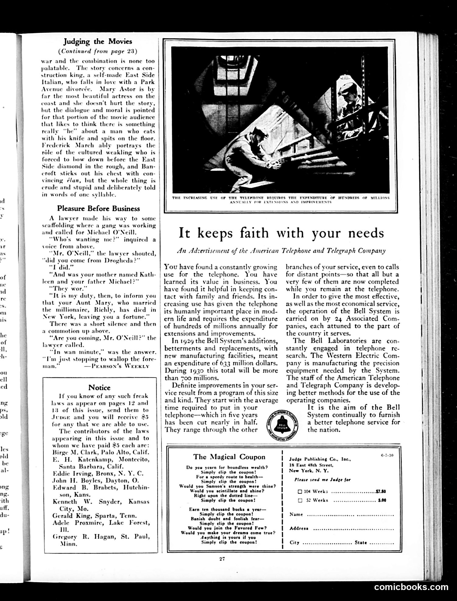 Judge — June 7, 1930 — page 29 of 36