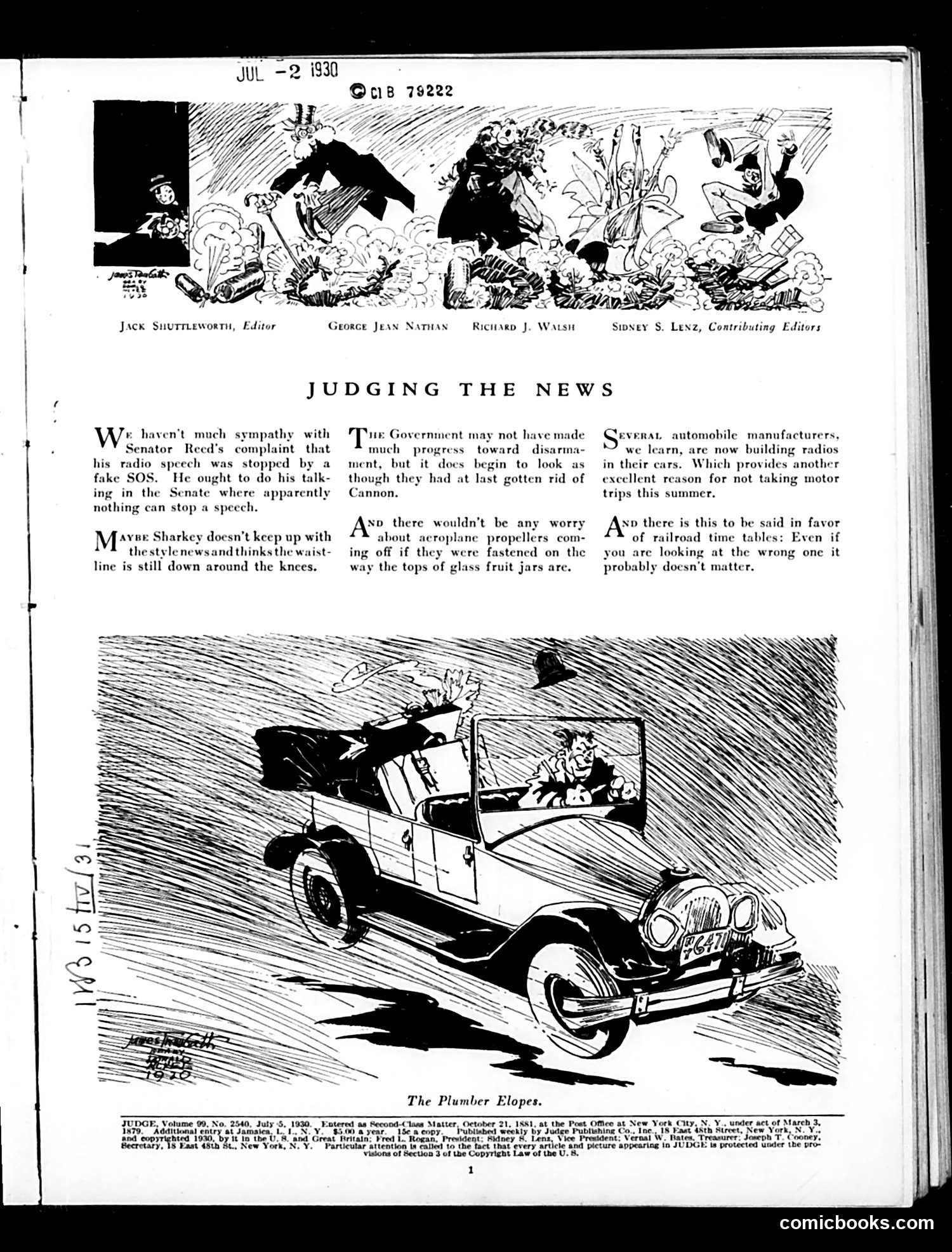 Judge — July 5, 1930 — page 3 of 40