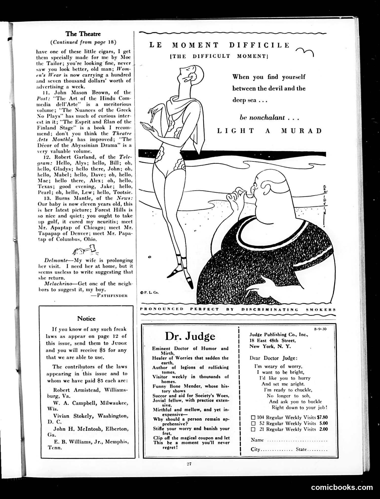 Judge — August 9, 1930 — page 29 of 36