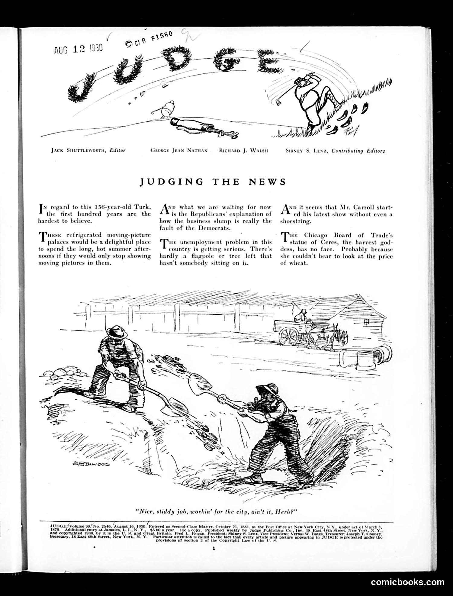 Judge — August 16, 1930 — page 3 of 36