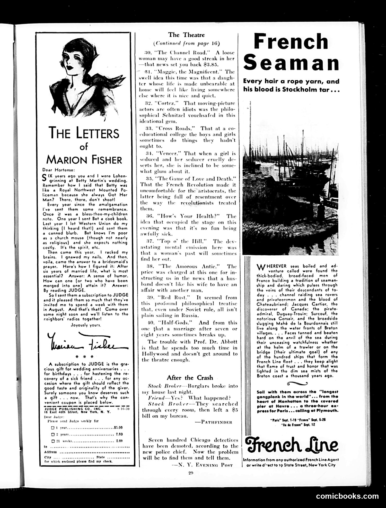 Judge — August 16, 1930 — page 31 of 36