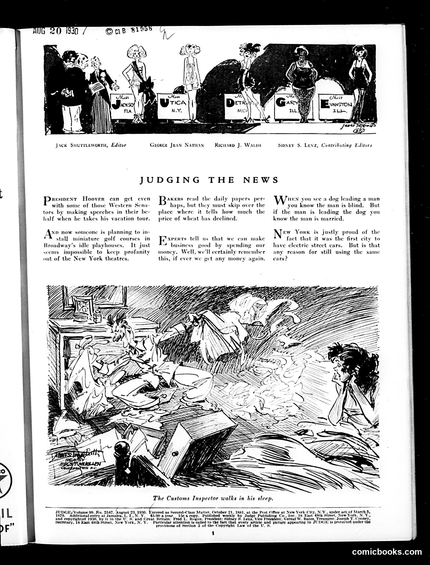 Judge — August 23, 1930 — page 3 of 36